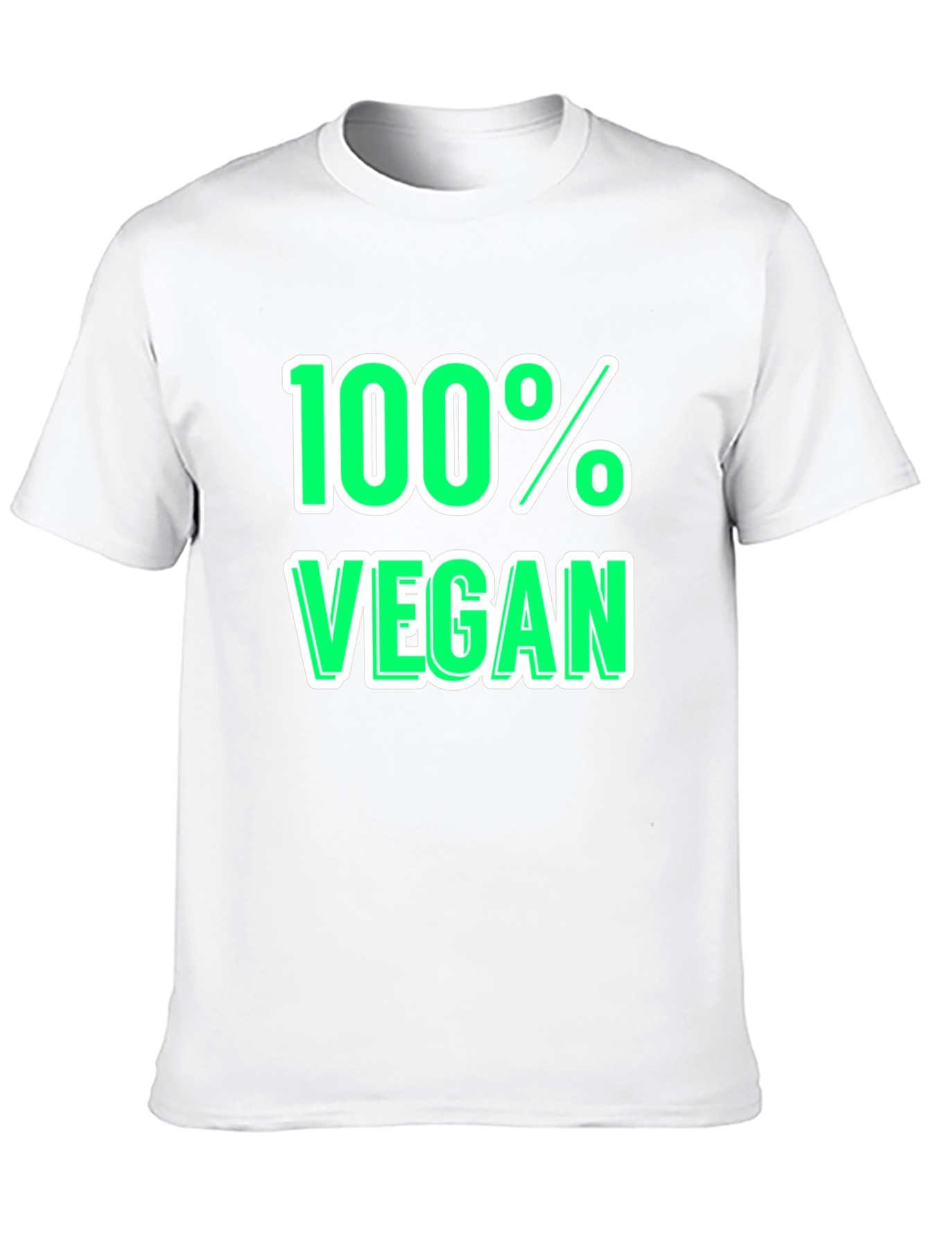 100% Vegan Graphic Tee - Stylish & Comfortable