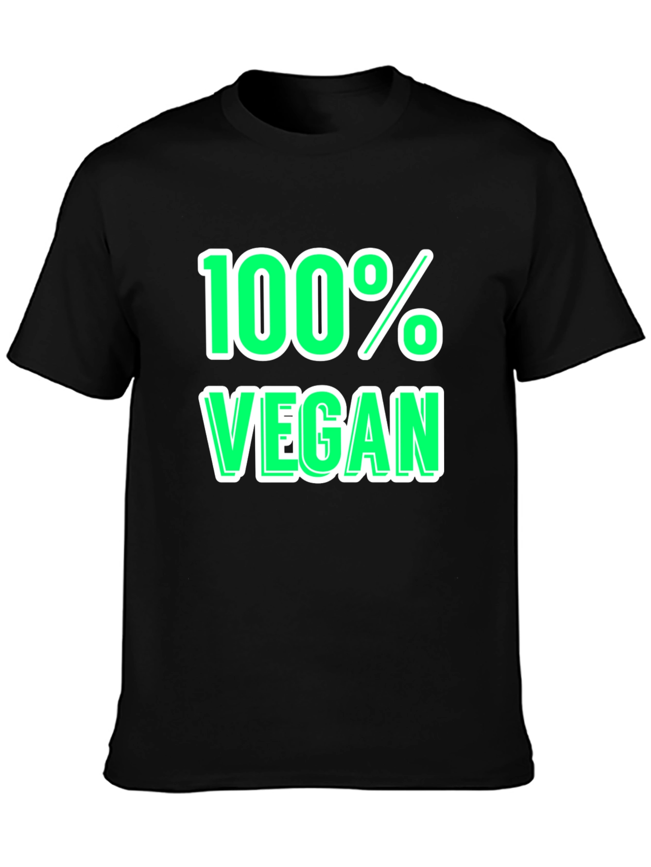 100% Vegan Graphic Tee - Stylish & Comfortable