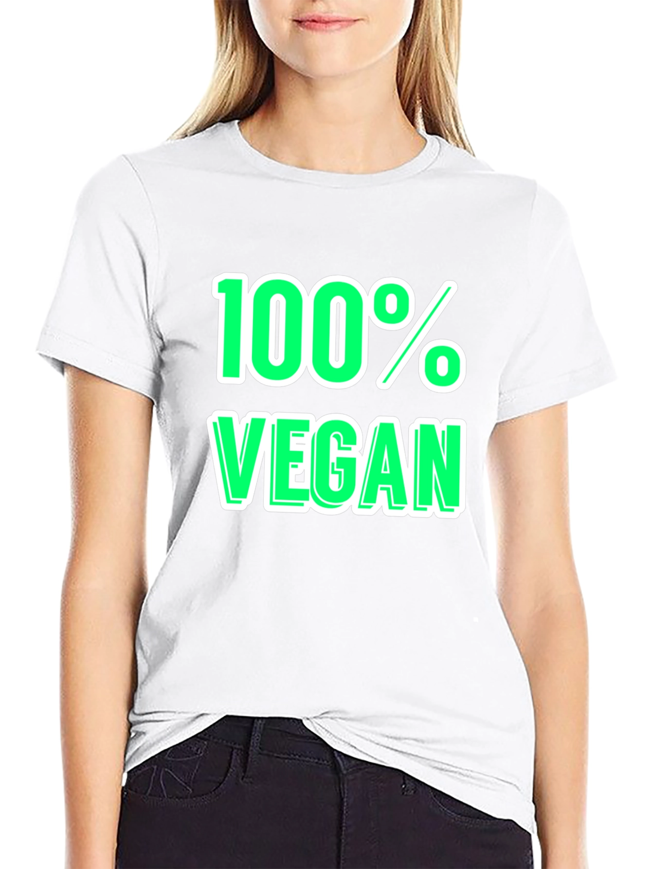 100% Vegan Graphic Tee - Stylish & Comfortable