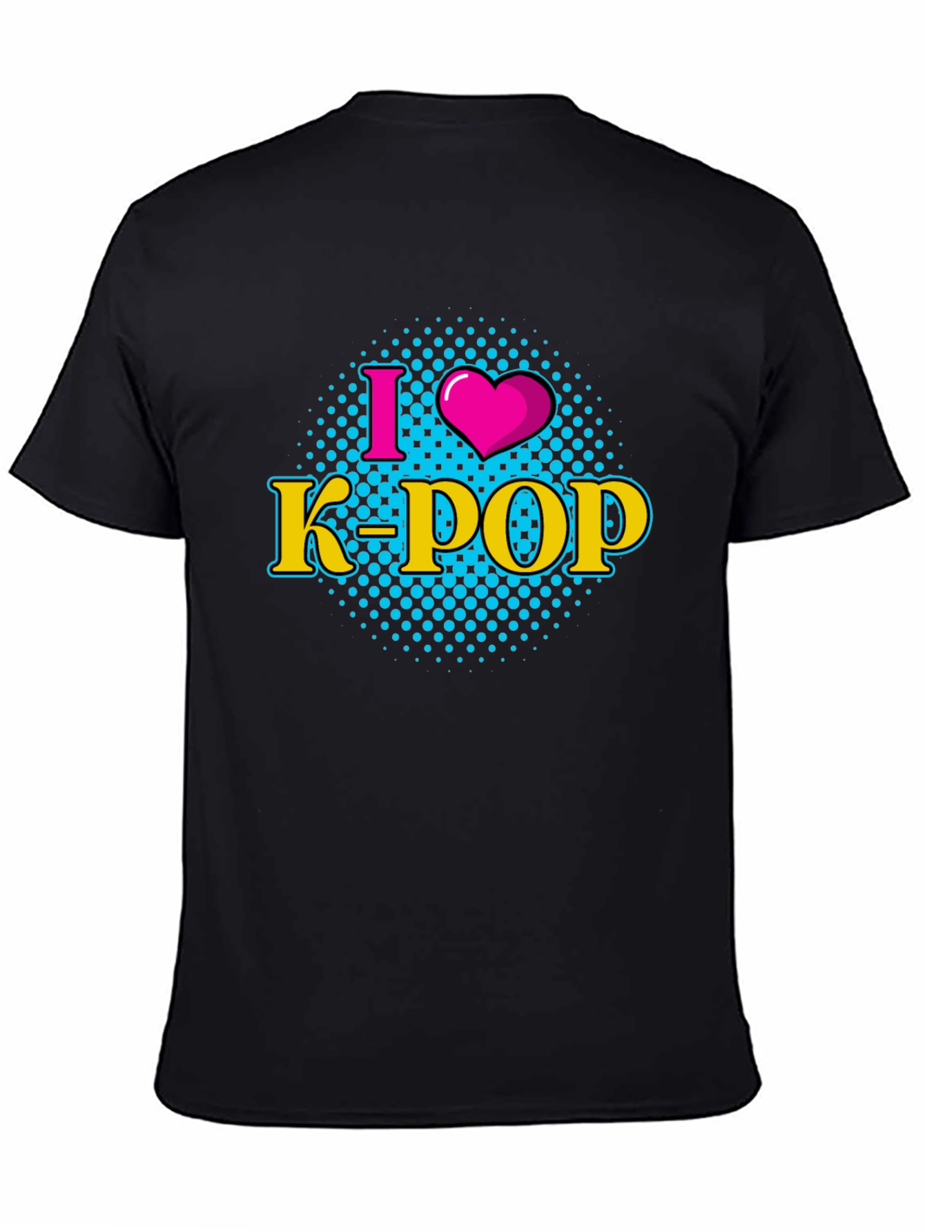 I Heart K-Pop Black T-Shirt