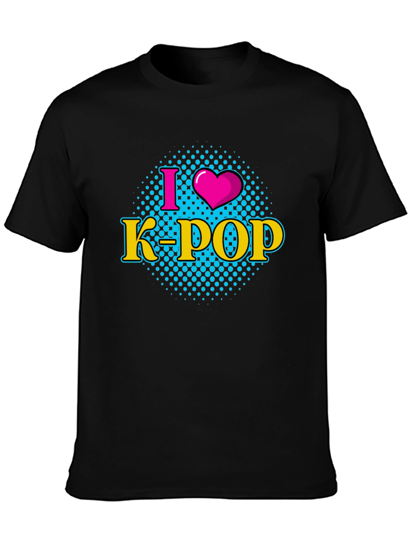 I Heart K-Pop Black T-Shirt