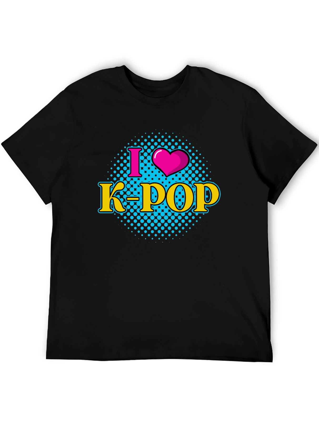 I Heart K-Pop Black T-Shirt