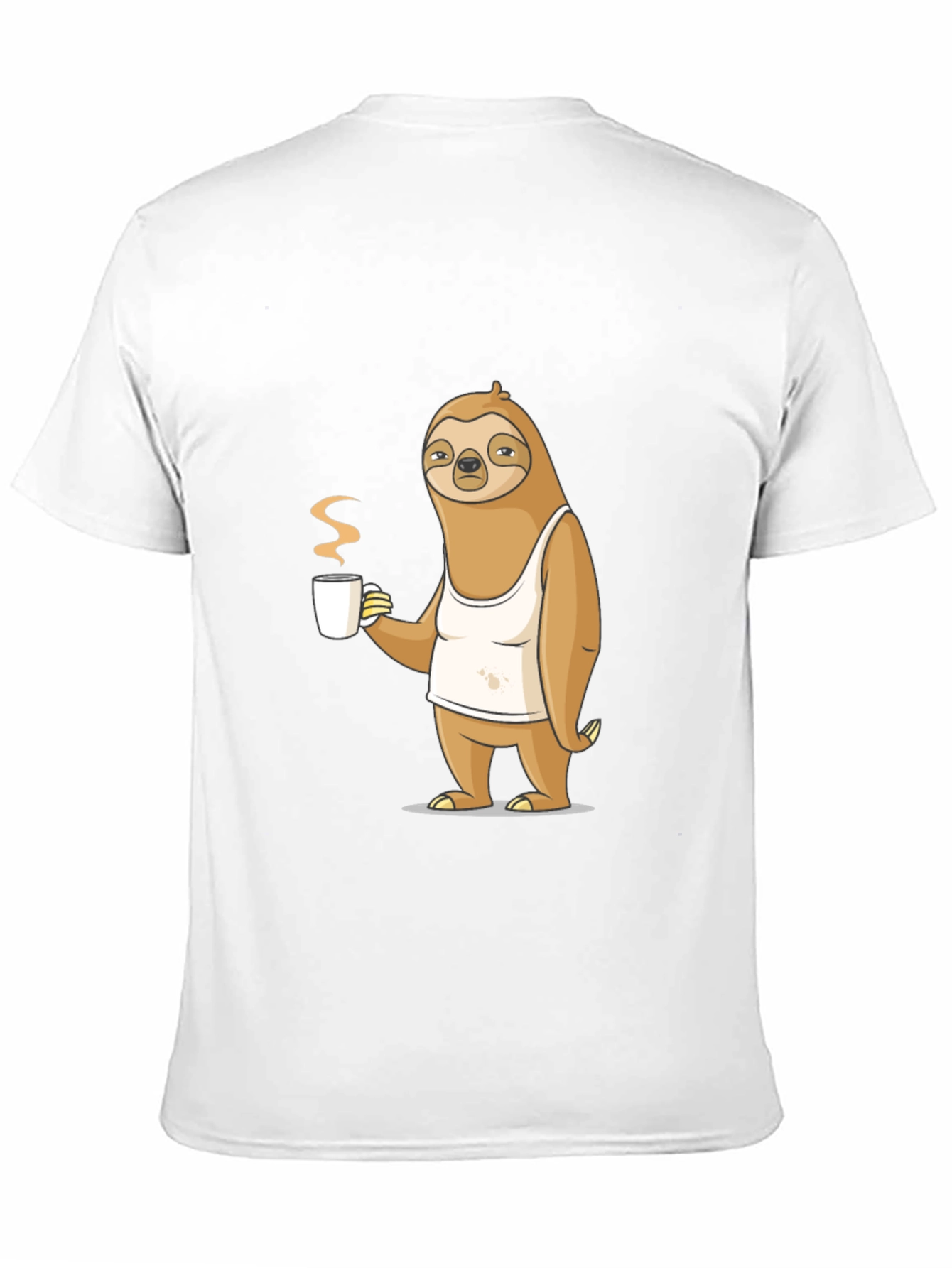 Sloth Coffee Lover T-Shirt - Relaxed Morning Vibes