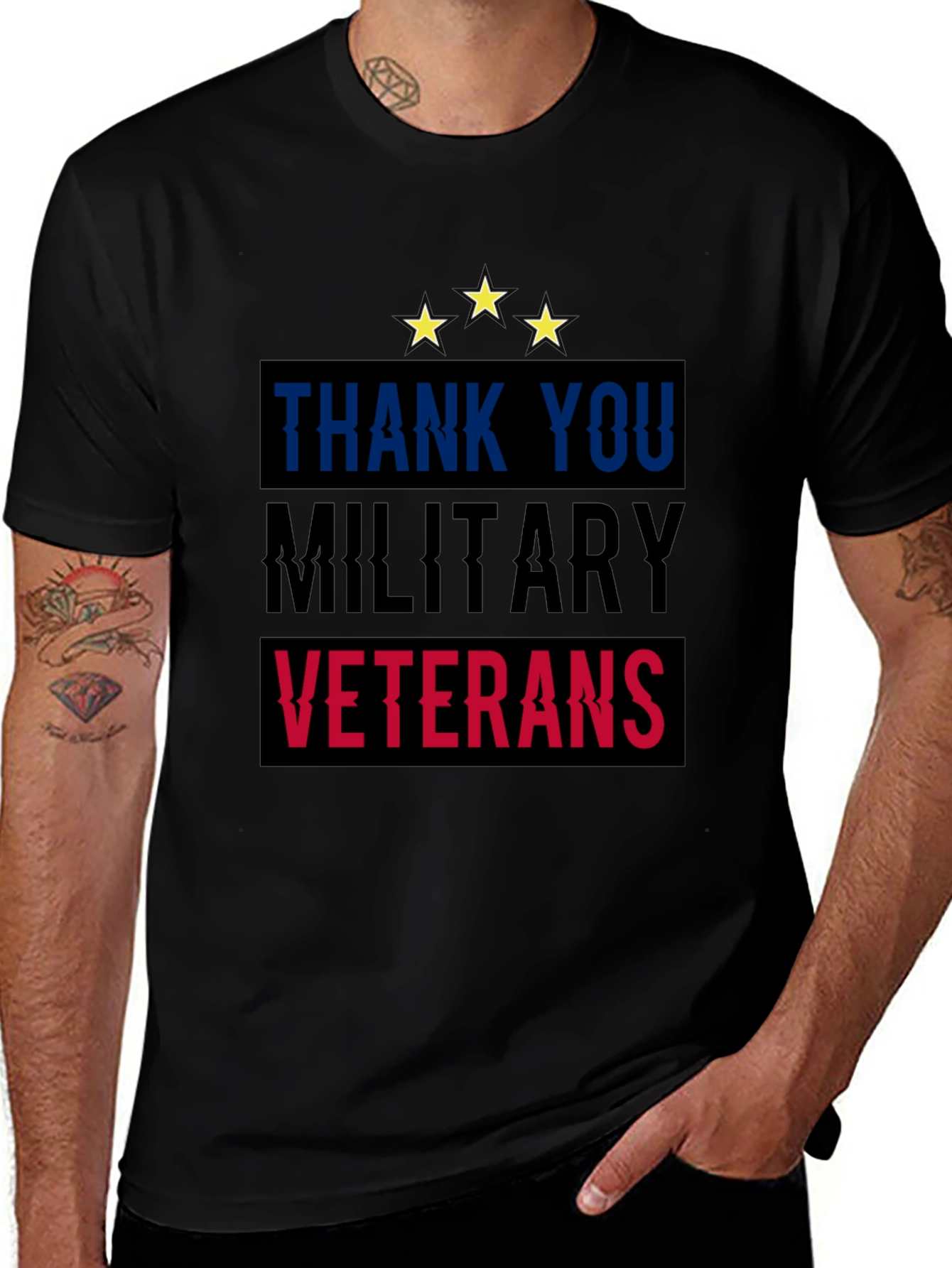 Thank You Military Veterans T-Shirt