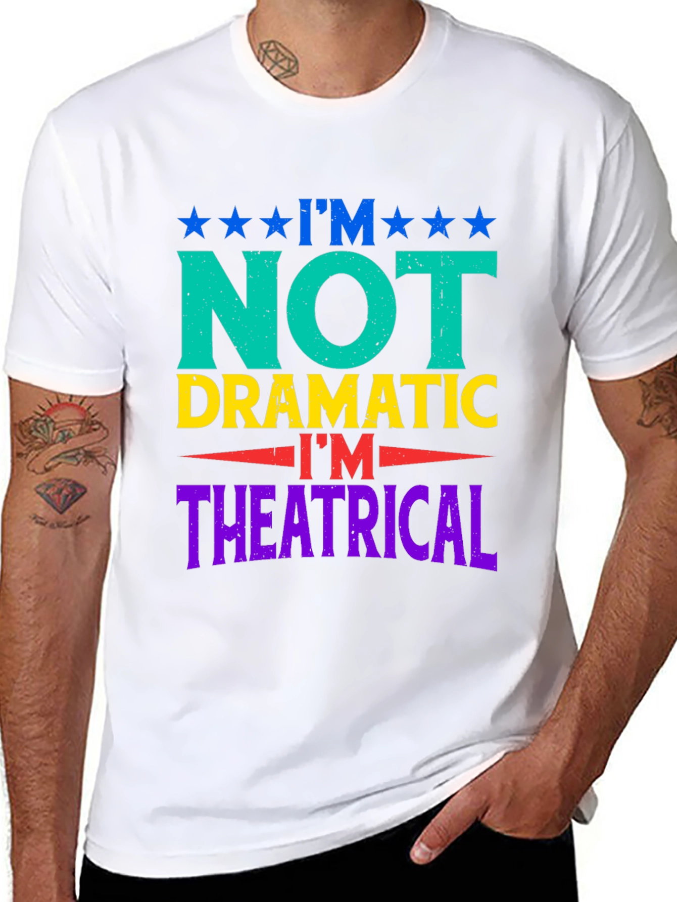 Im Not Dramatic T-Shirt - Theatrical Humor Tee