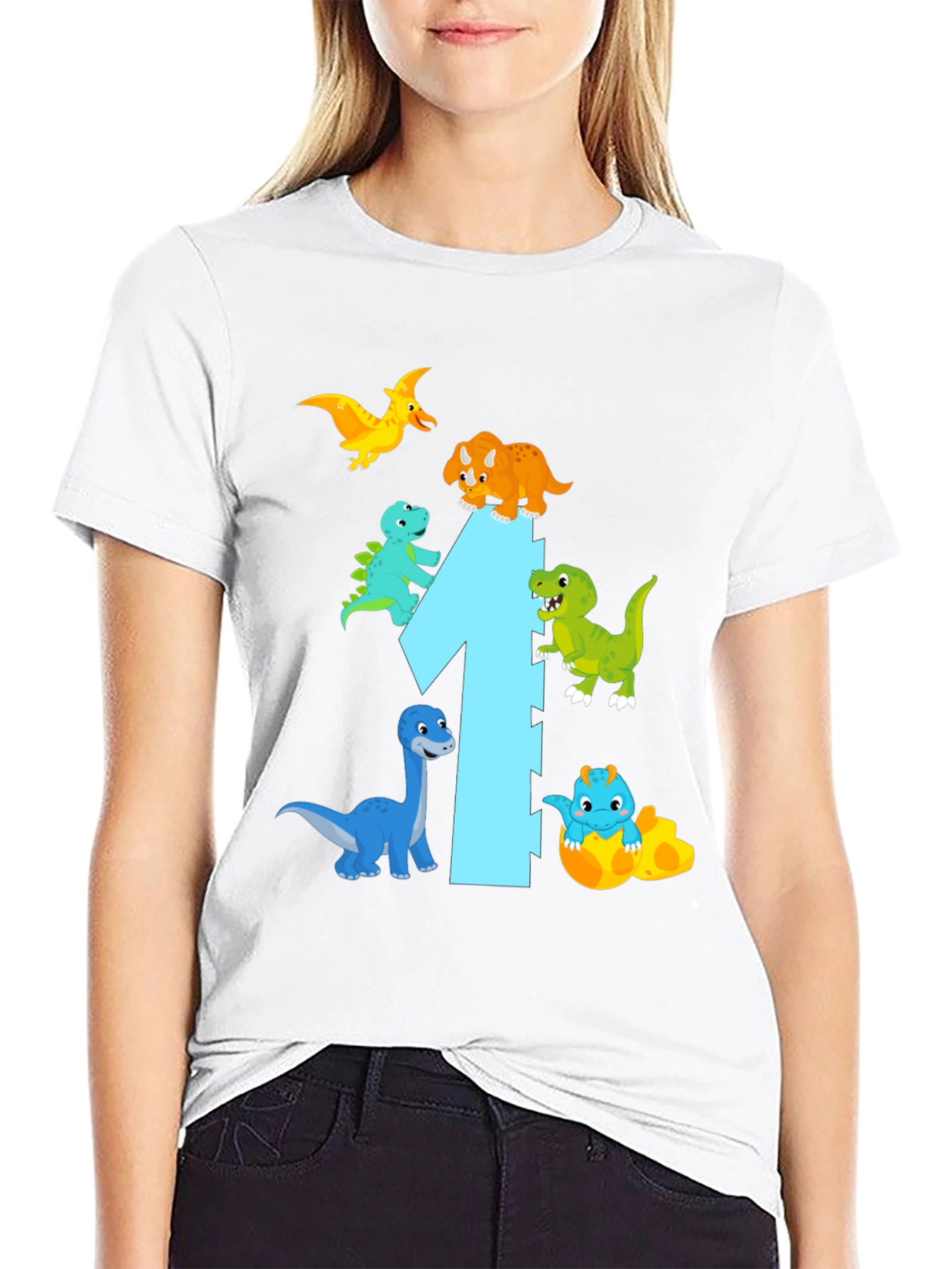 Dinosaur First Birthday T-Shirt