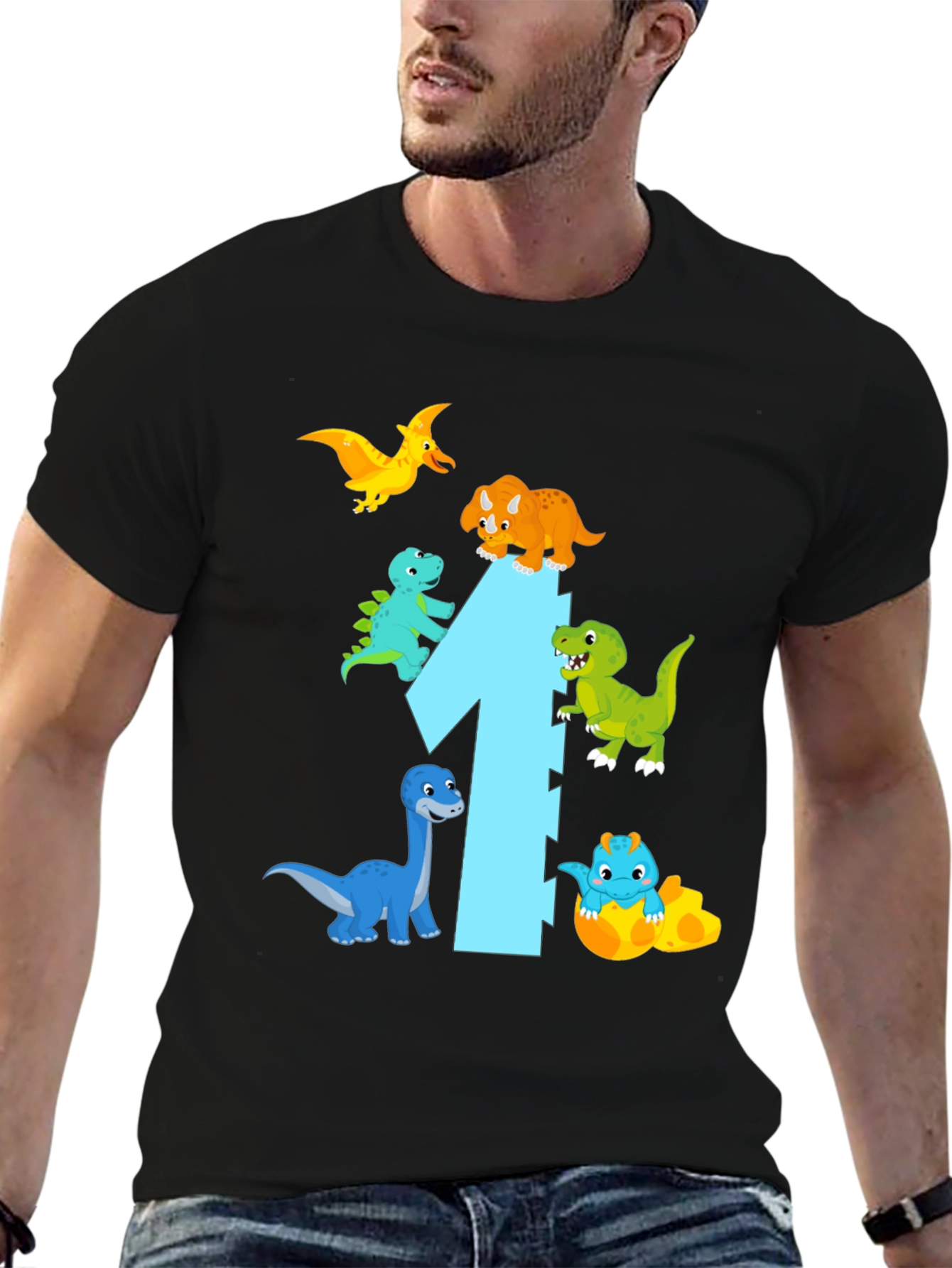 Dinosaur First Birthday T-Shirt