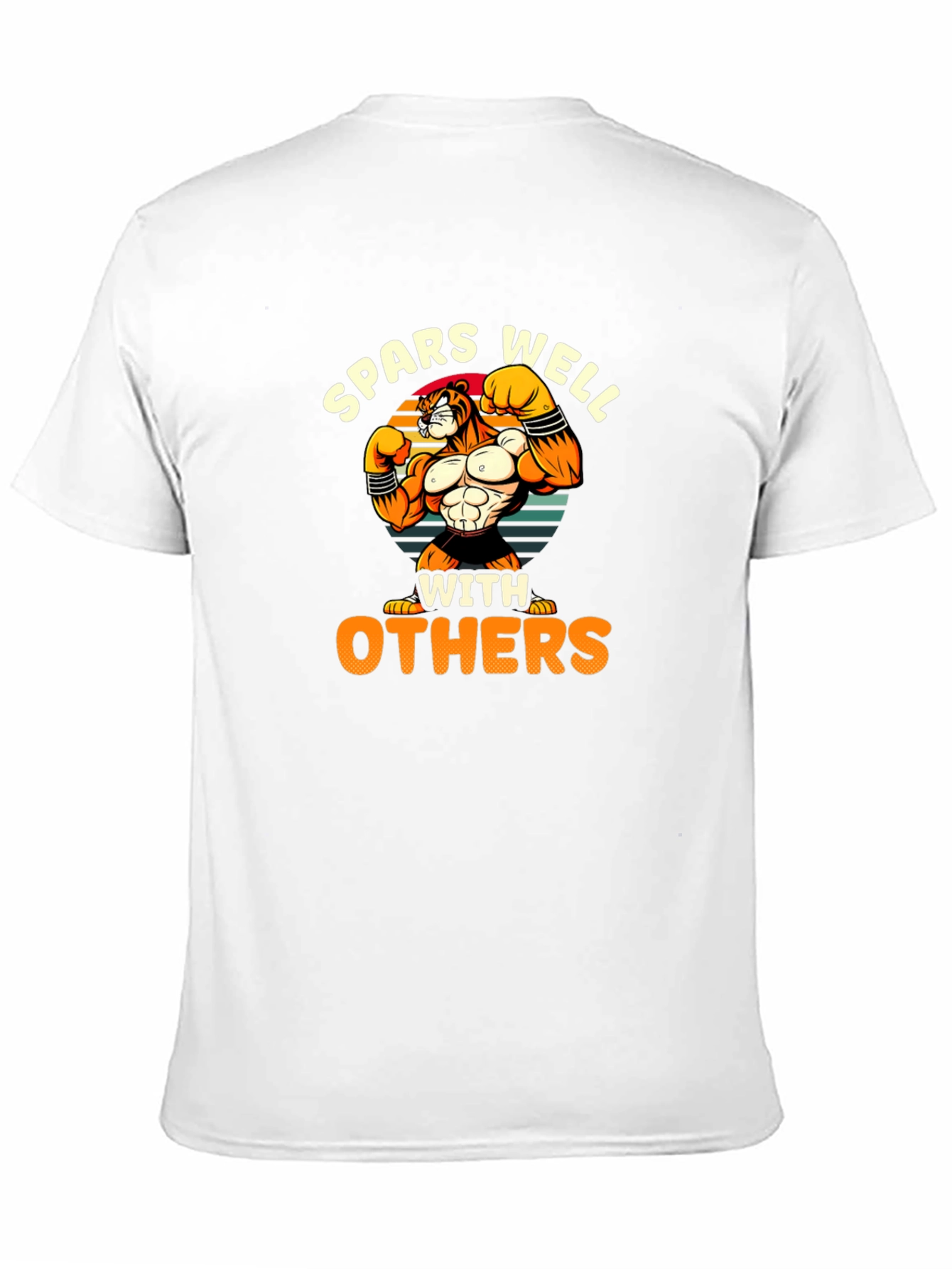 Sparring Tiger T-Shirt - Funny Gym Tee