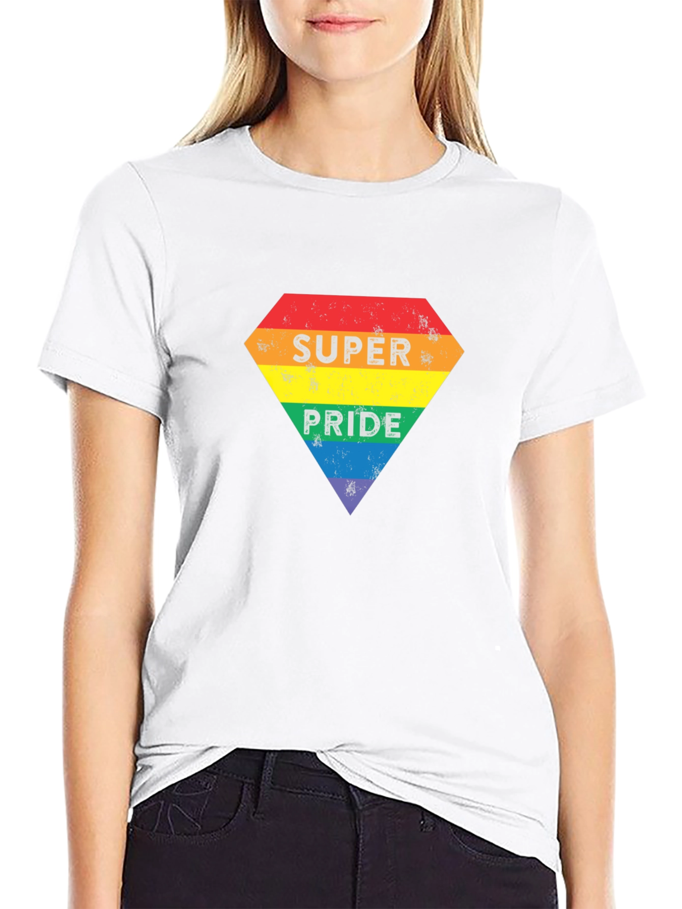 Super Pride Rainbow Graphic Tee