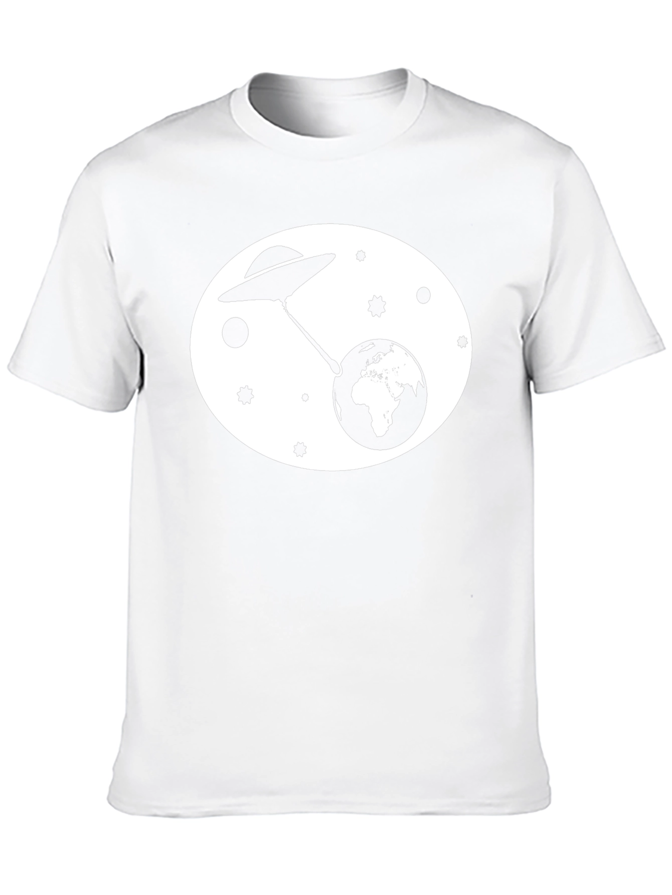 UFO Abduction Earth Graphic Tee
