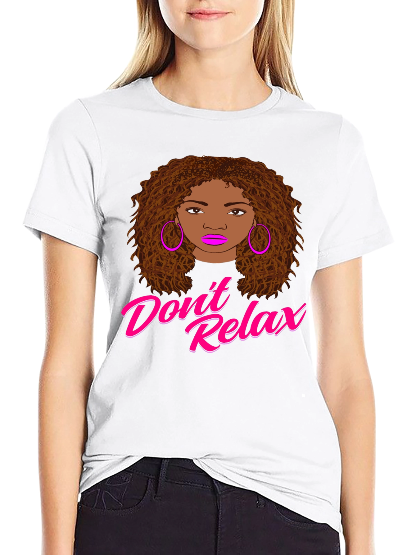 Dont Relax Graphic Print T-Shirt
