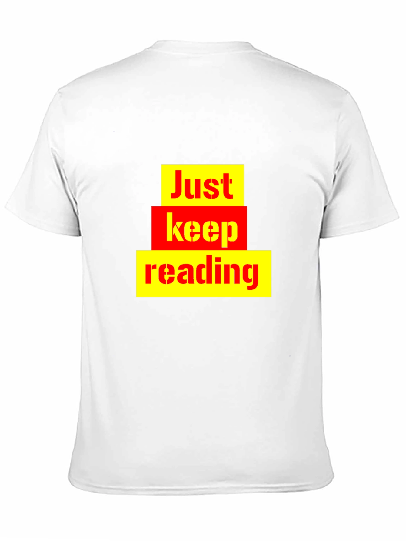 Just Keep Reading Graphic Tee - Novelty T-Shirt