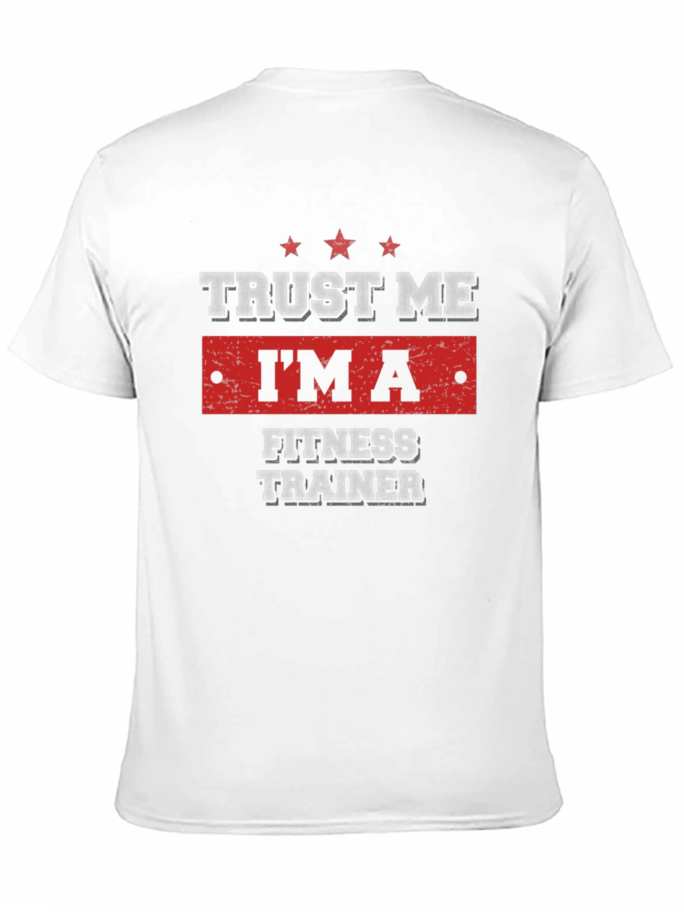 Trust Me Im a Fitness Trainer Black T-Shirt