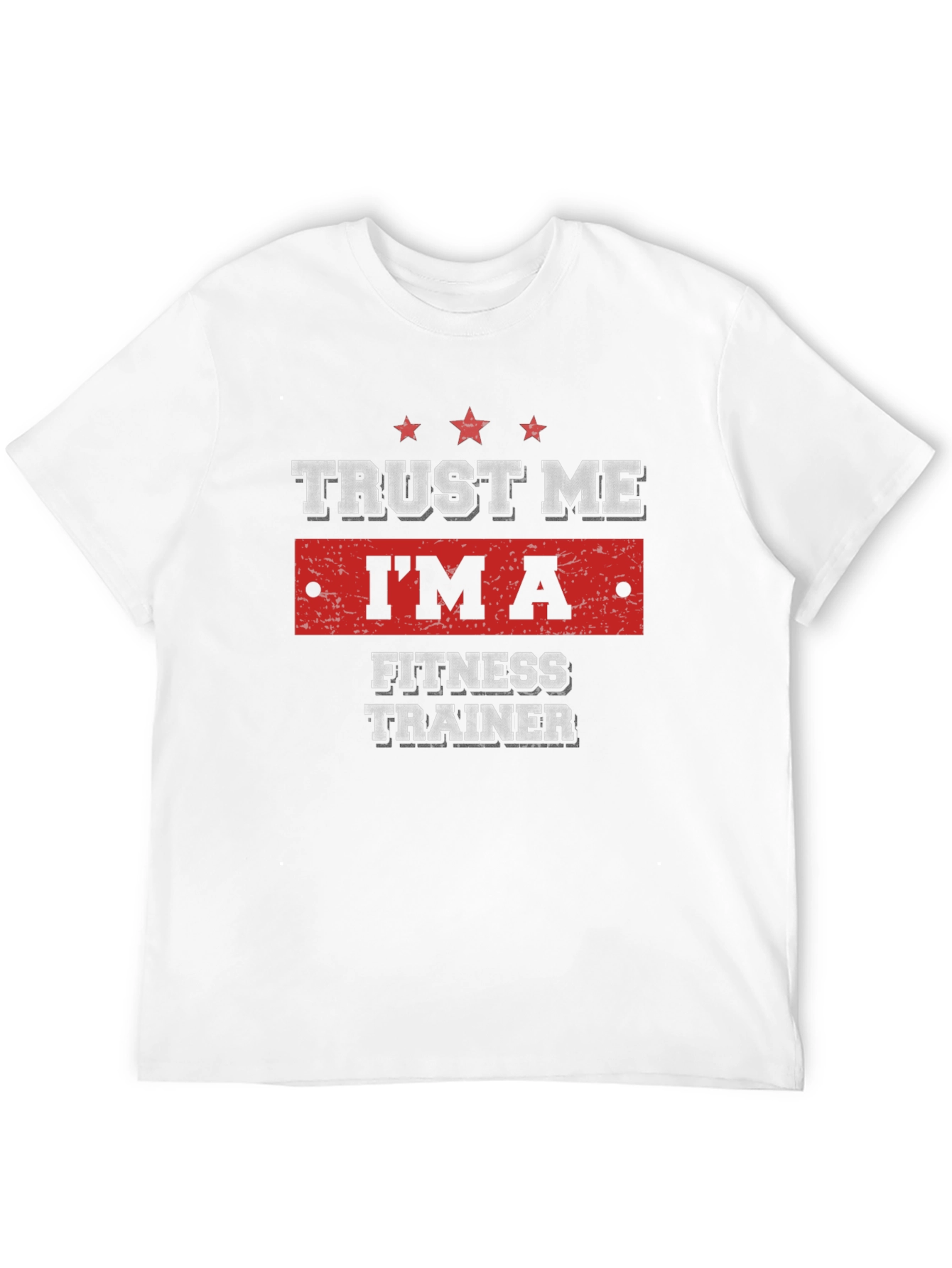 Trust Me Im a Fitness Trainer Black T-Shirt