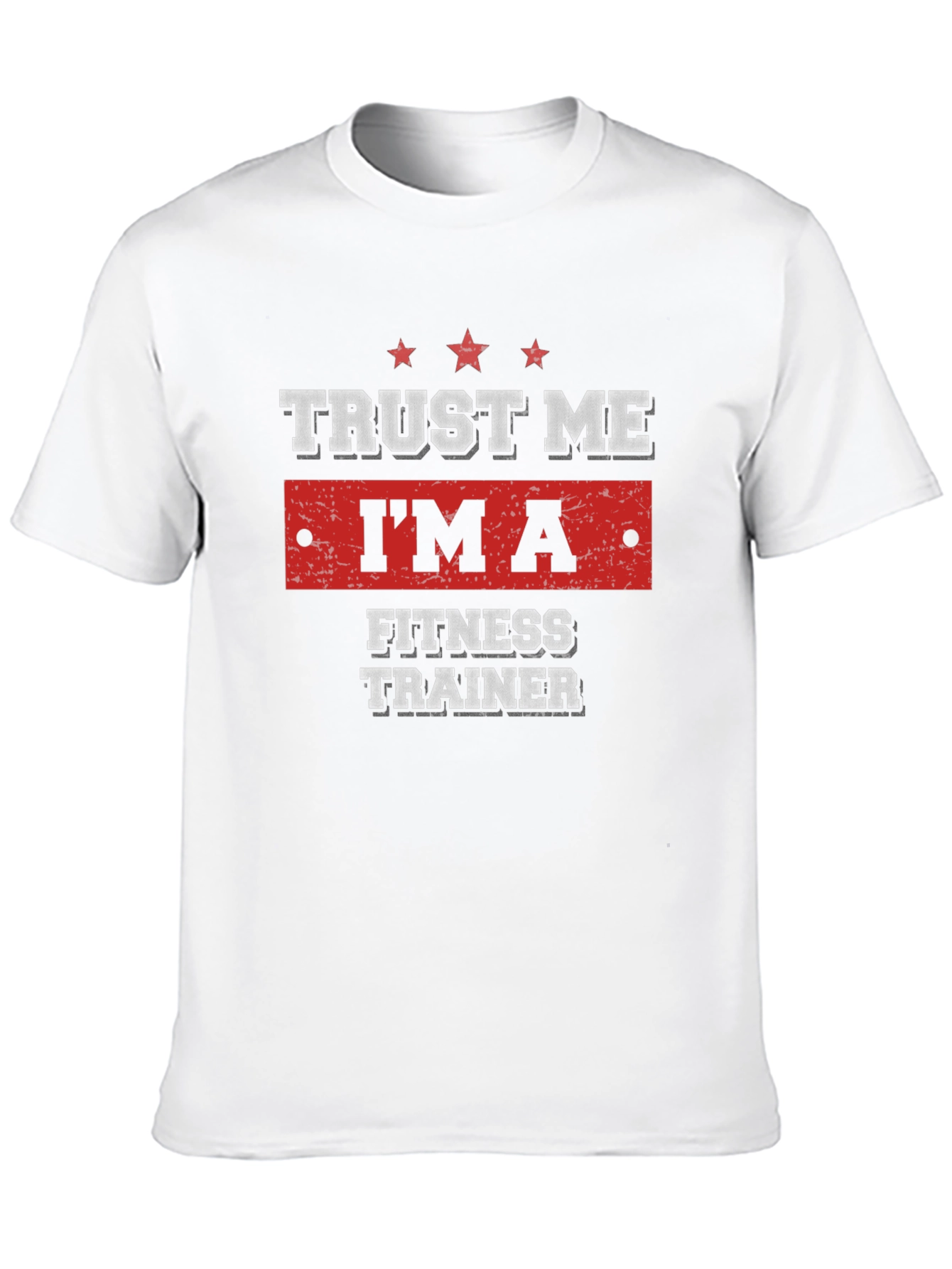 Trust Me Im a Fitness Trainer Black T-Shirt