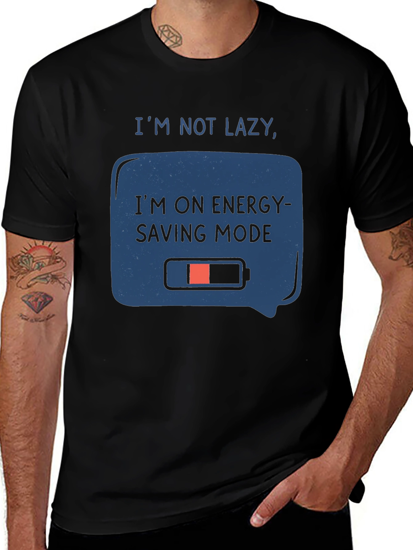 Energy Saving Mode Graphic Tee