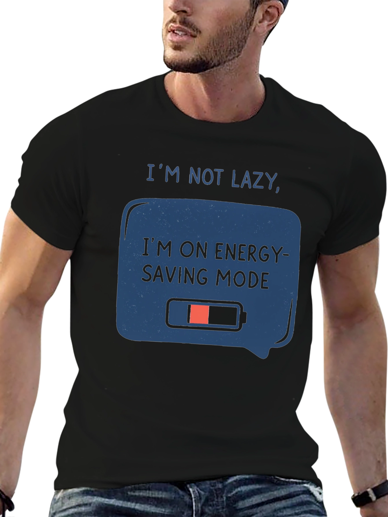 Energy Saving Mode Graphic Tee