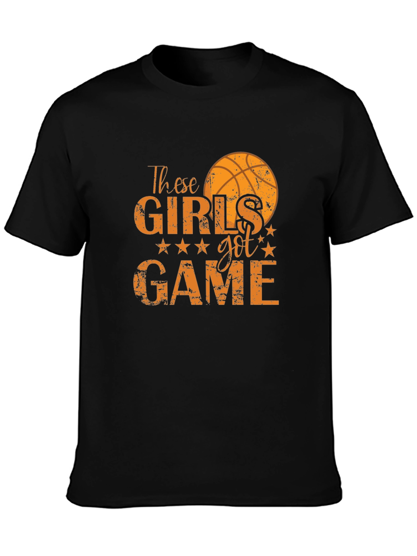 These Girls Got Game Basketball Graphic T-Shirt