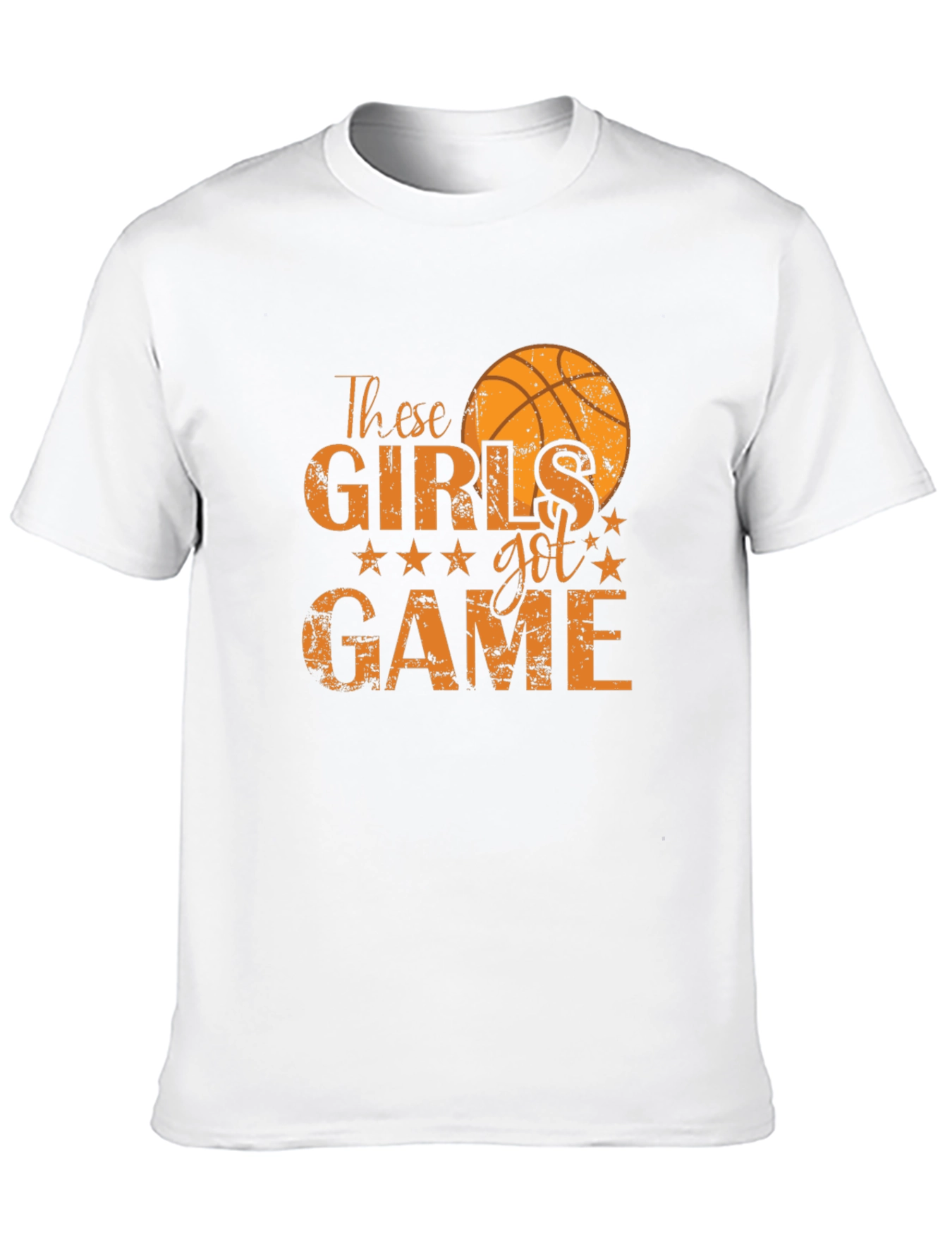 These Girls Got Game Basketball Graphic T-Shirt