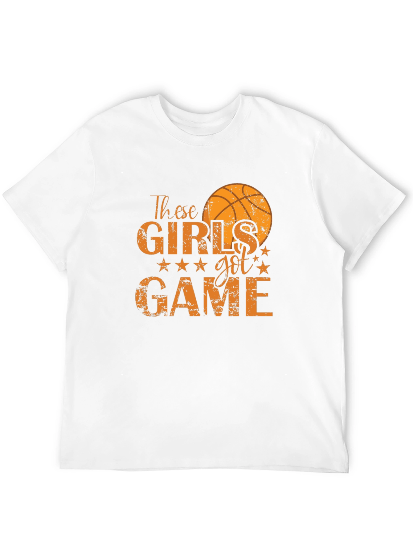 These Girls Got Game Basketball Graphic T-Shirt