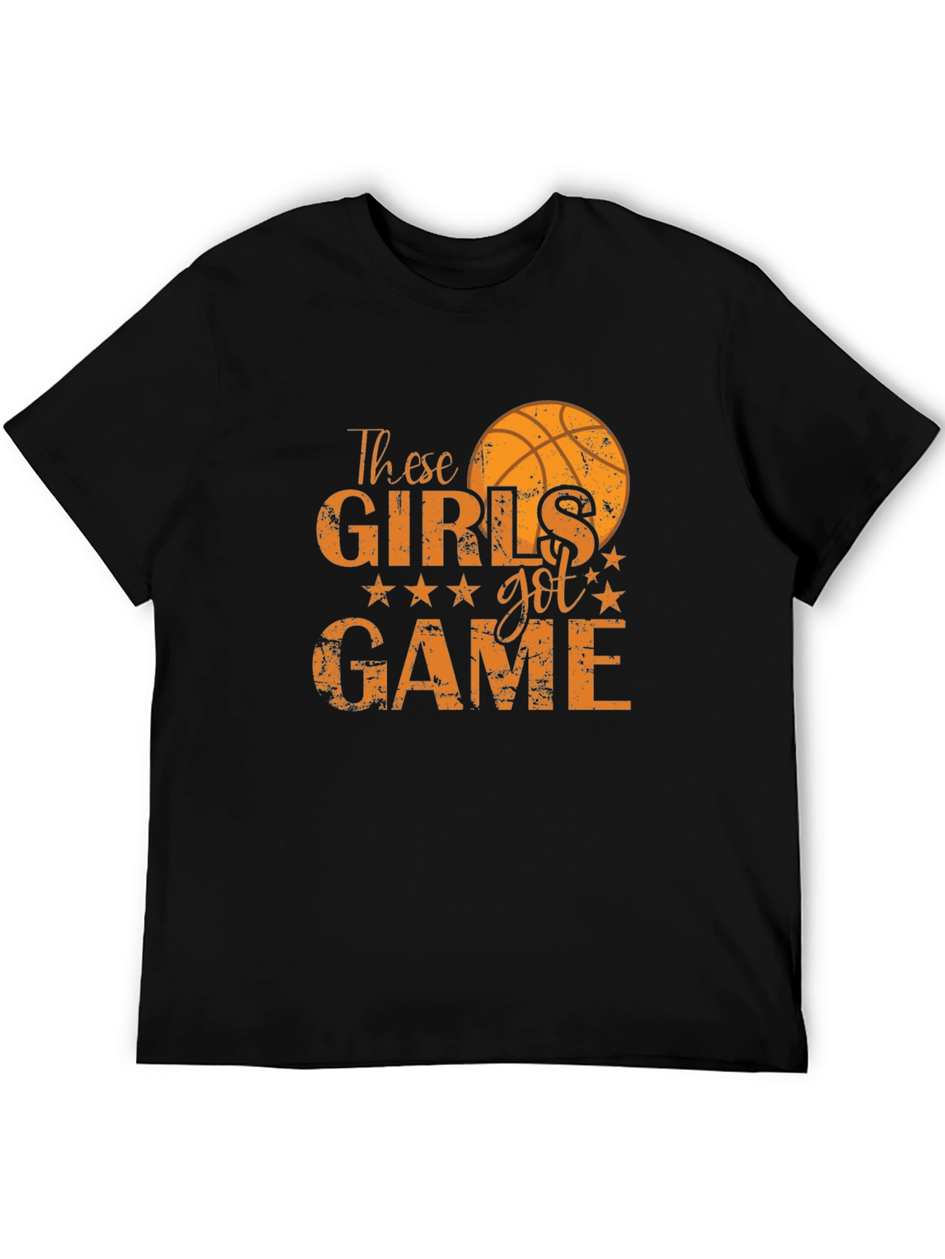 These Girls Got Game Basketball Graphic T-Shirt