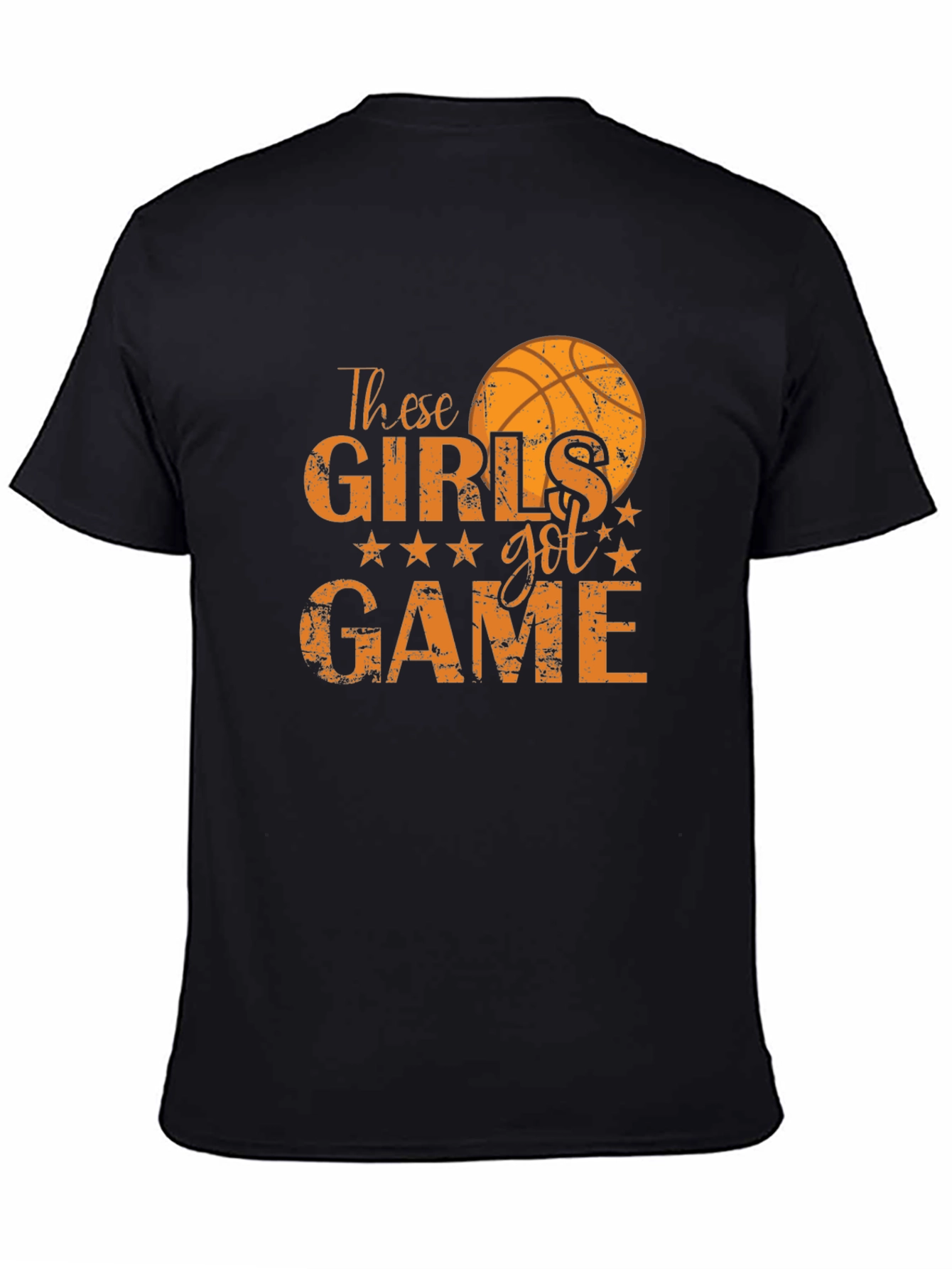 These Girls Got Game Basketball Graphic T-Shirt