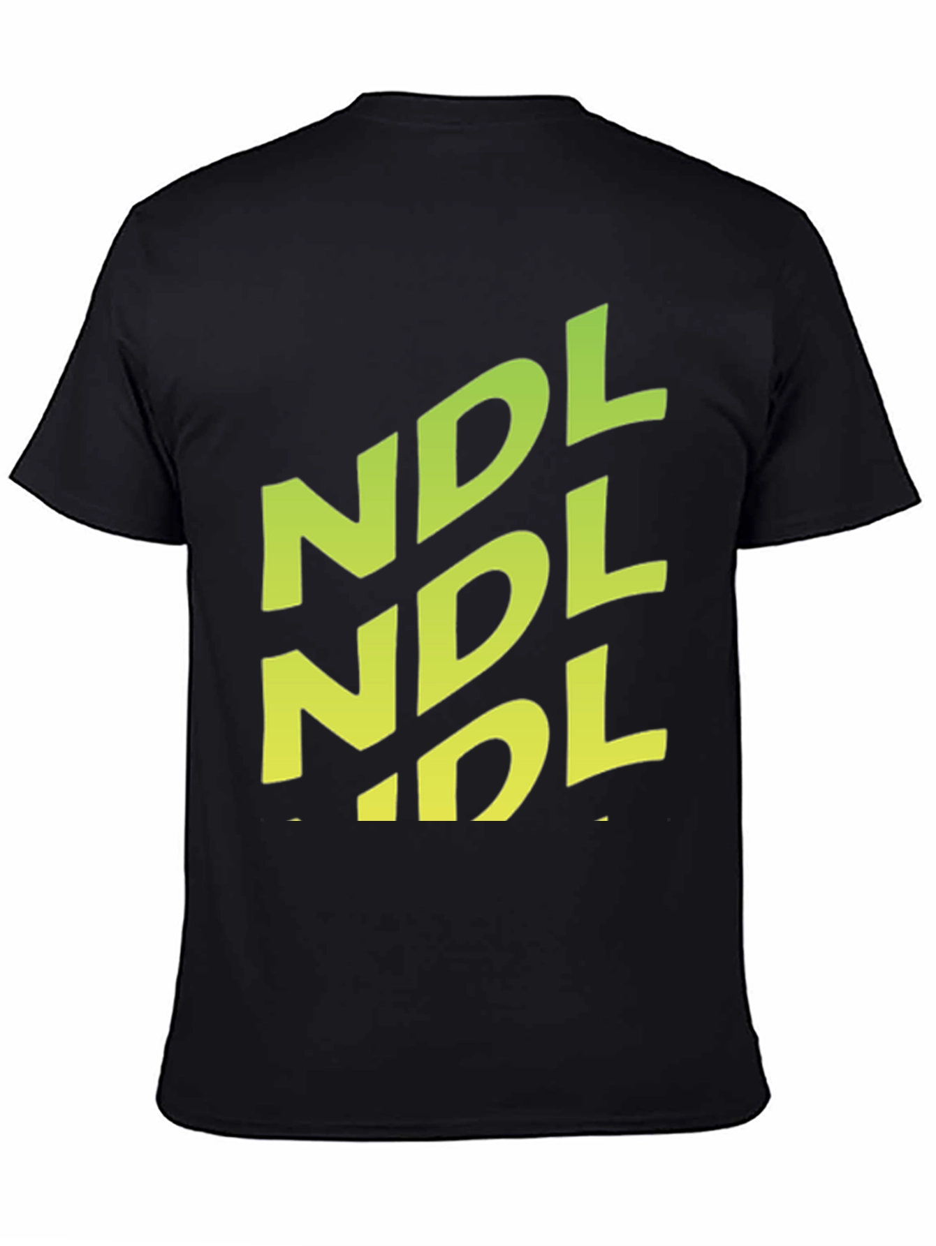 NDL Graphic Print Black T-Shirt - Casual Style