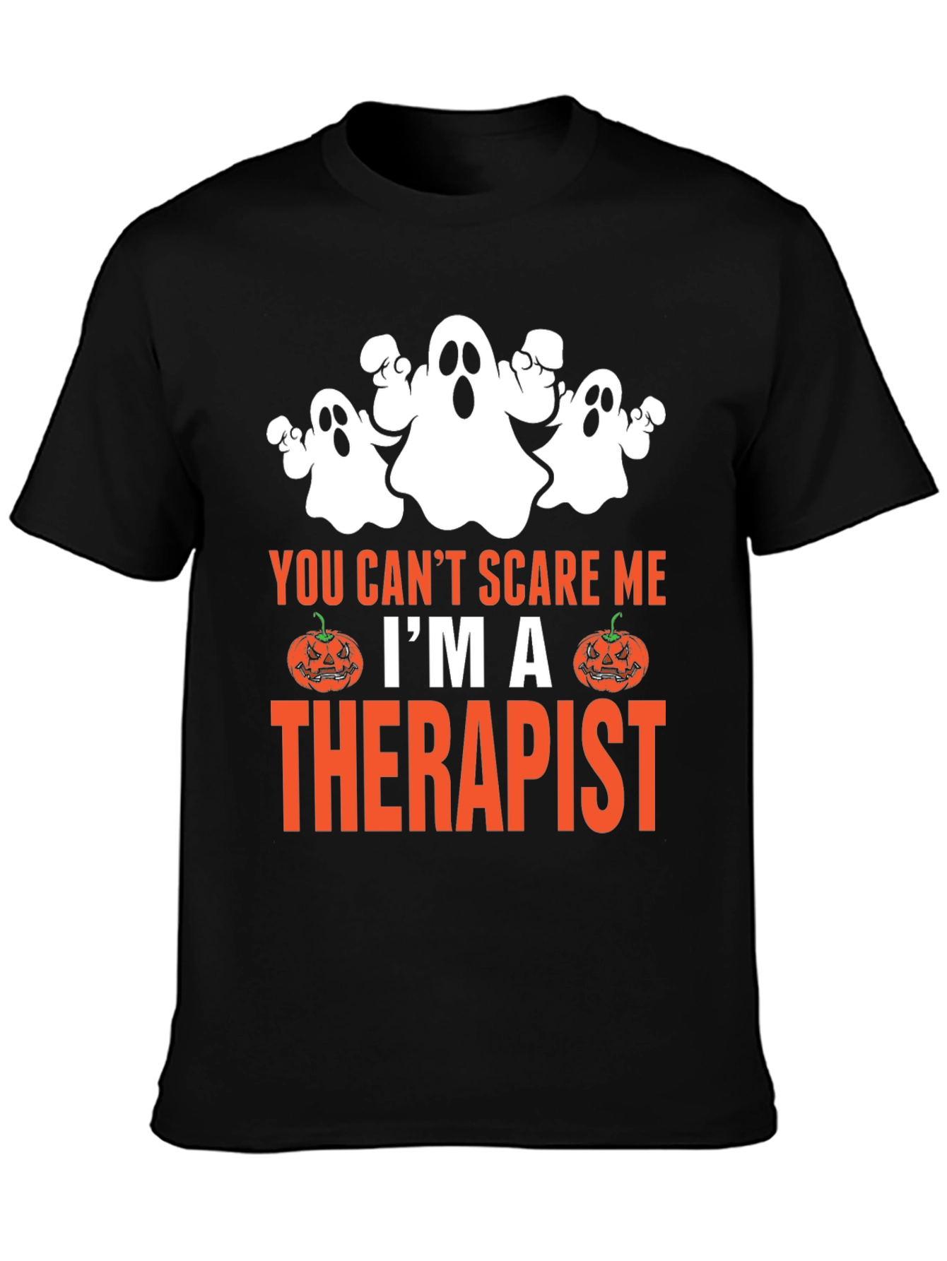 Therapist Halloween T-Shirt Funny Ghost Tee