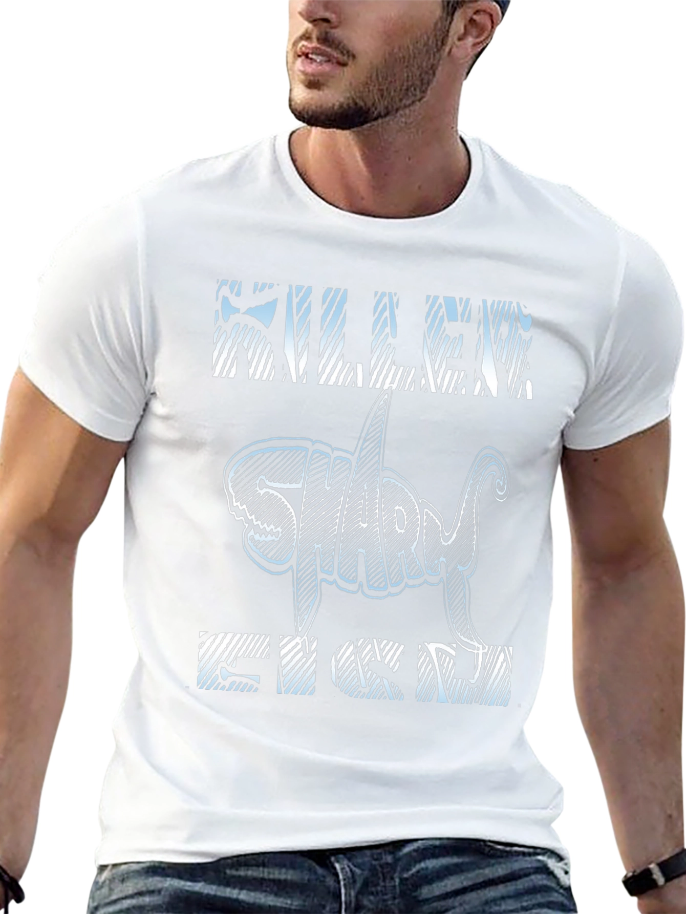 Killer Shark Fish T-Shirt - Unique Graphic Design