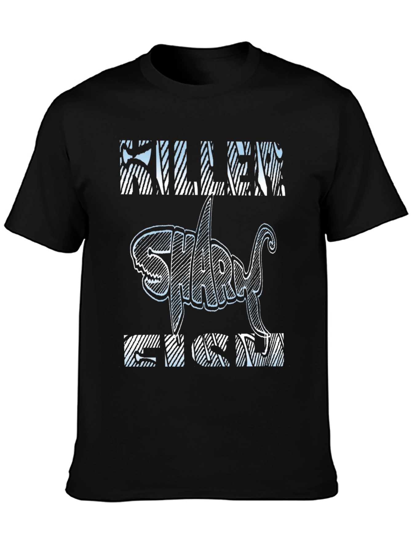Killer Shark Fish T-Shirt - Unique Graphic Design