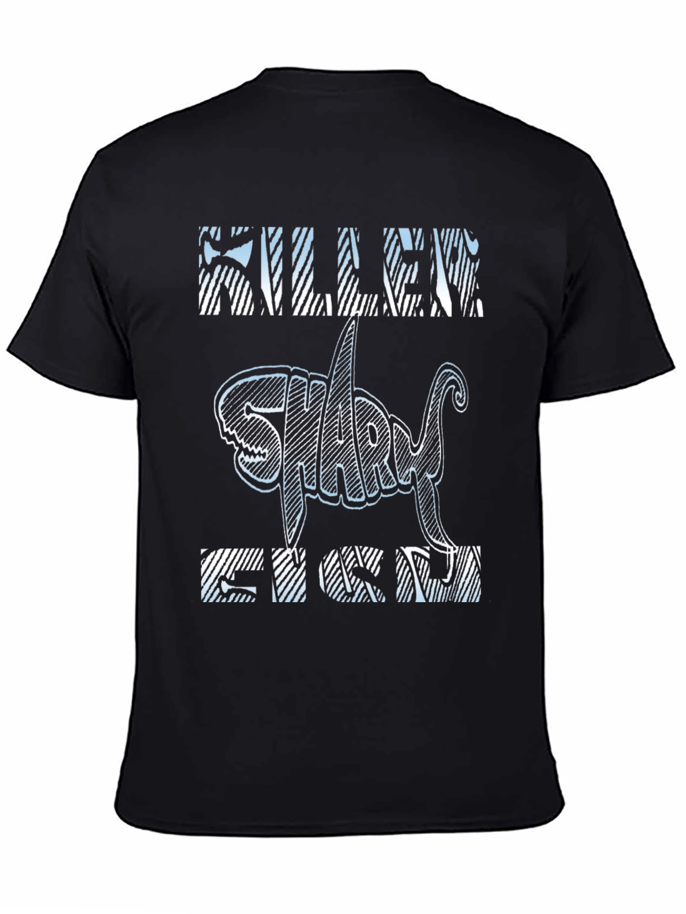 Killer Shark Fish T-Shirt - Unique Graphic Design