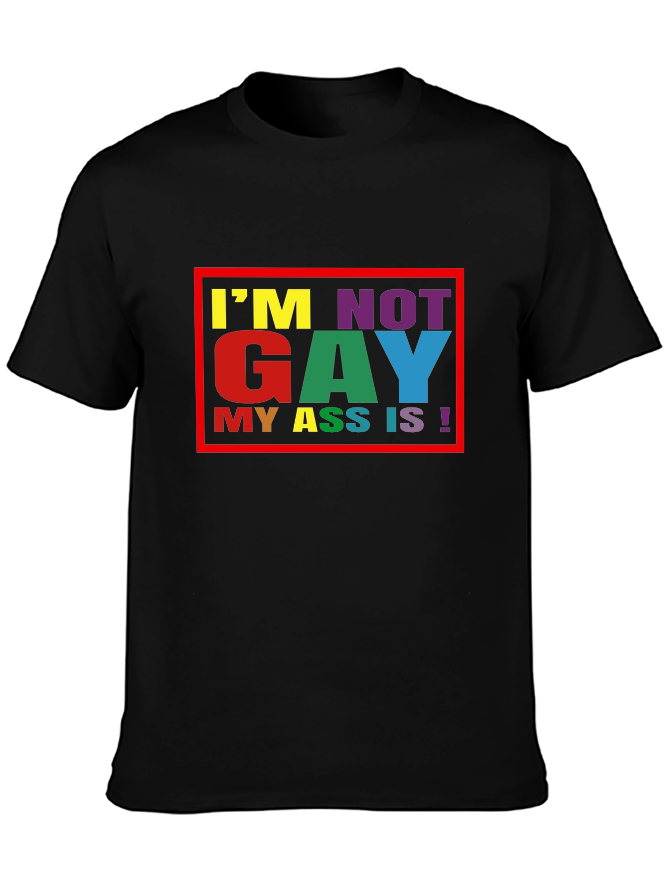 Funny Im Not Gay Graphic Tee