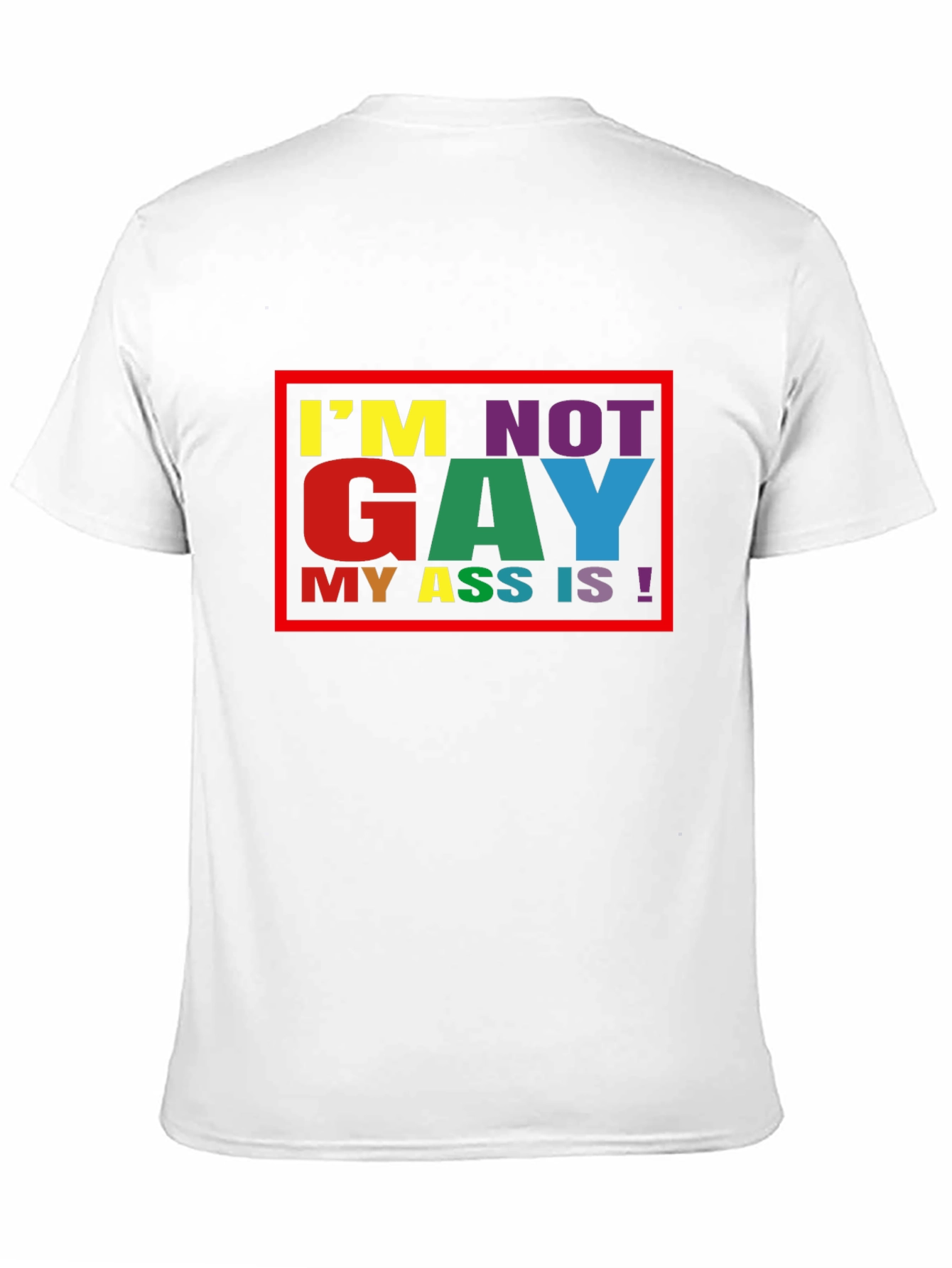 Funny Im Not Gay Graphic Tee