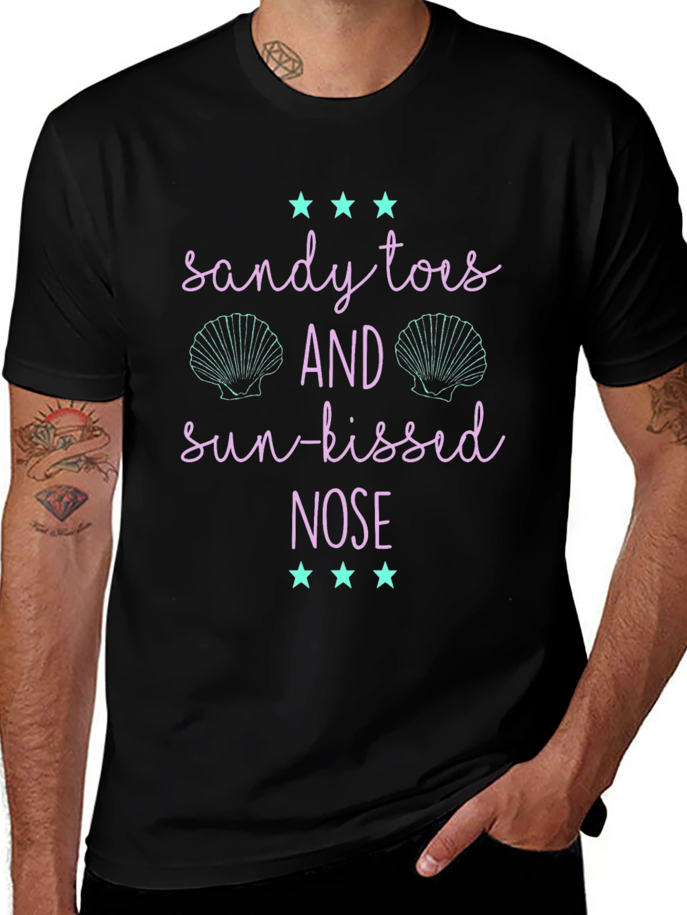 Sandy Toes & Sun-Kissed Nose Graphic Tee