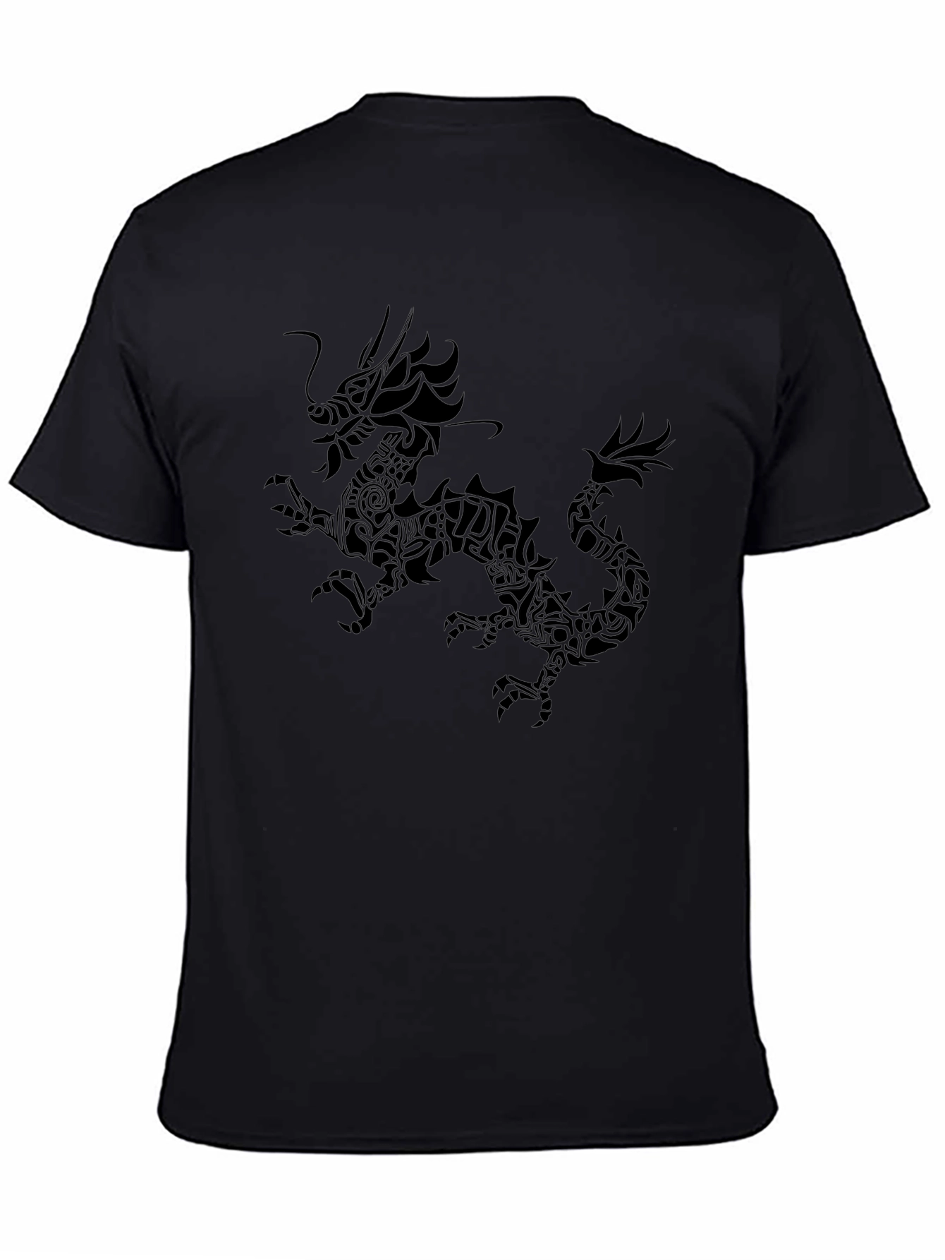 Black Dragon Graphic Tee - Stylish Comfort Fit