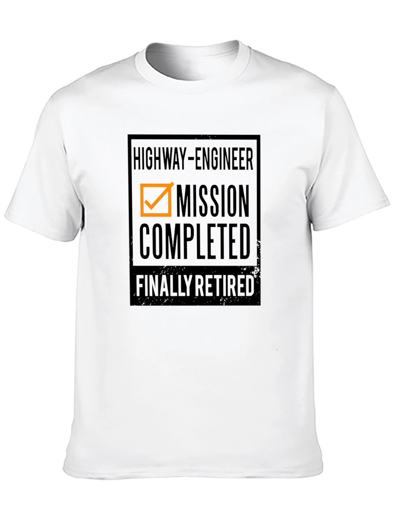 Highway Engineer Retired Mission Completed T-Shirt