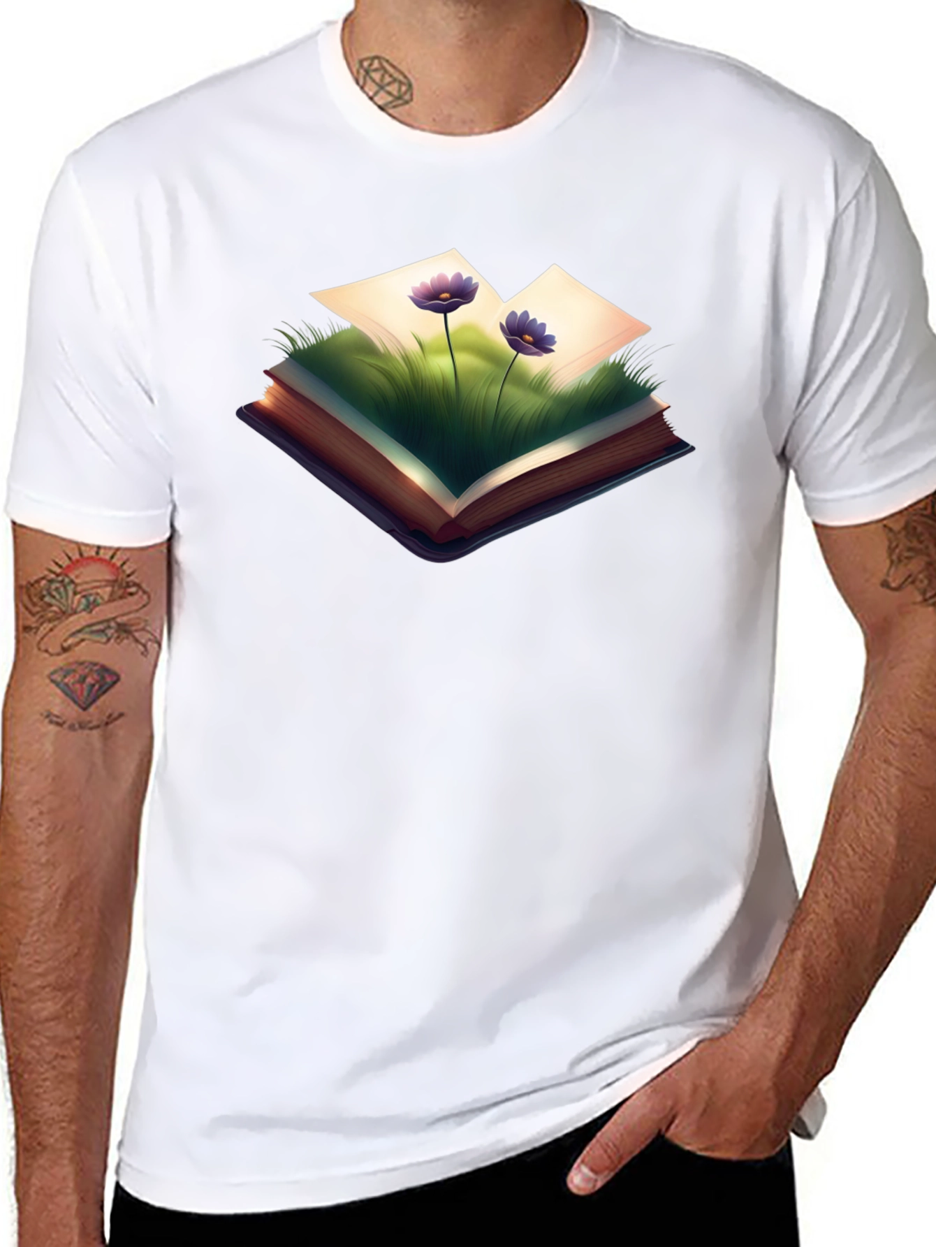 Nature Book T-Shirt: Open a World of Imagination