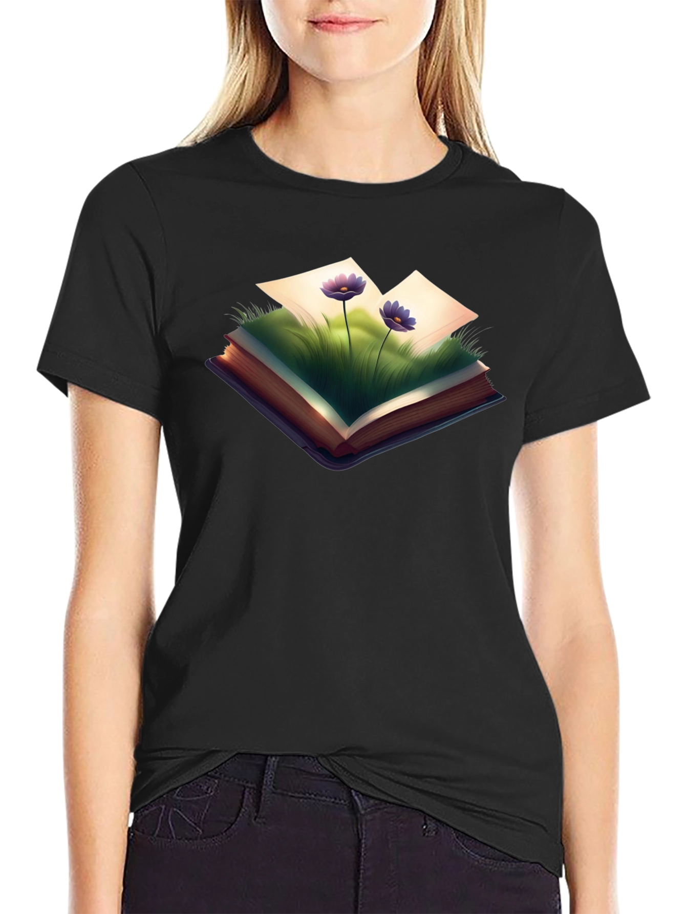 Nature Book T-Shirt: Open a World of Imagination