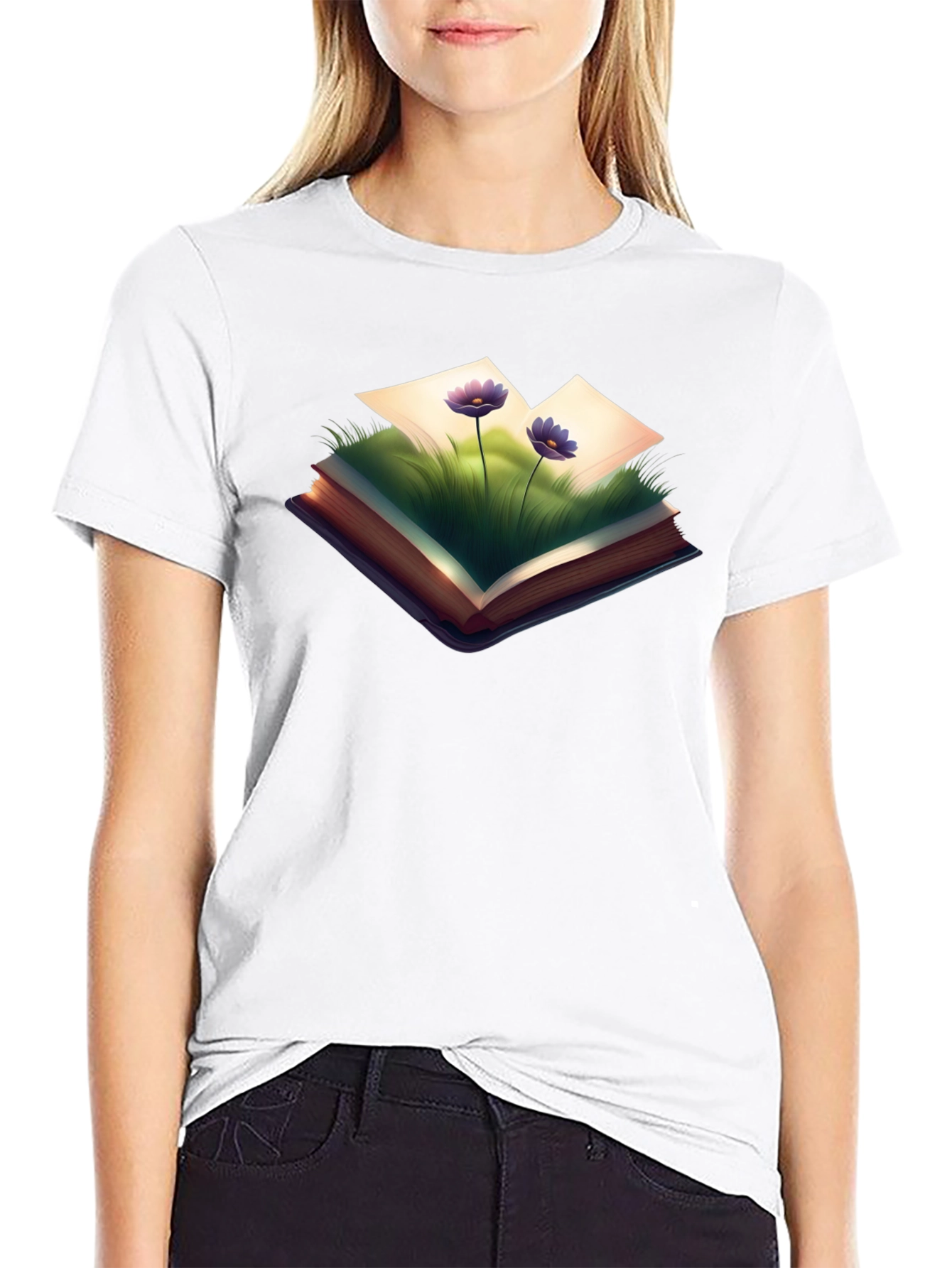 Nature Book T-Shirt: Open a World of Imagination