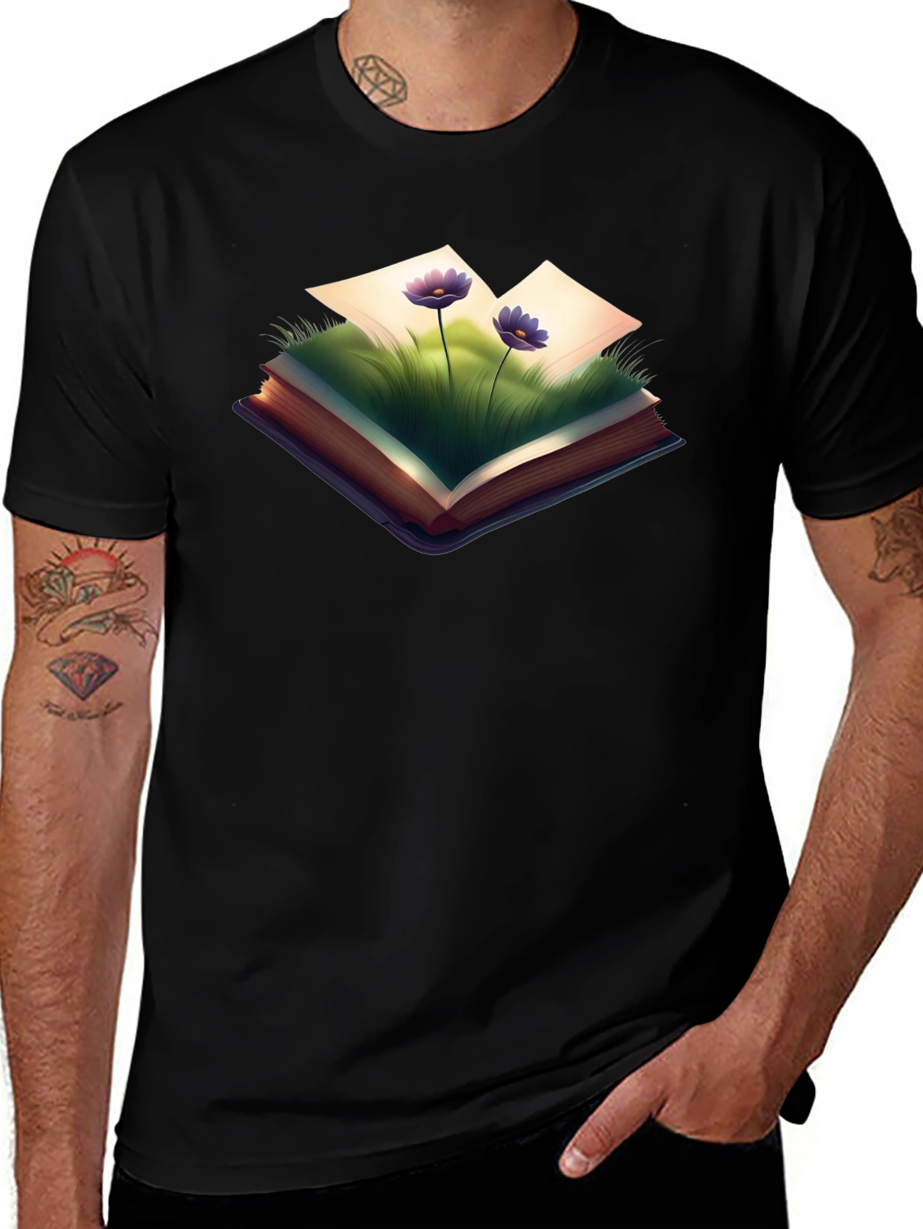 Nature Book T-Shirt: Open a World of Imagination