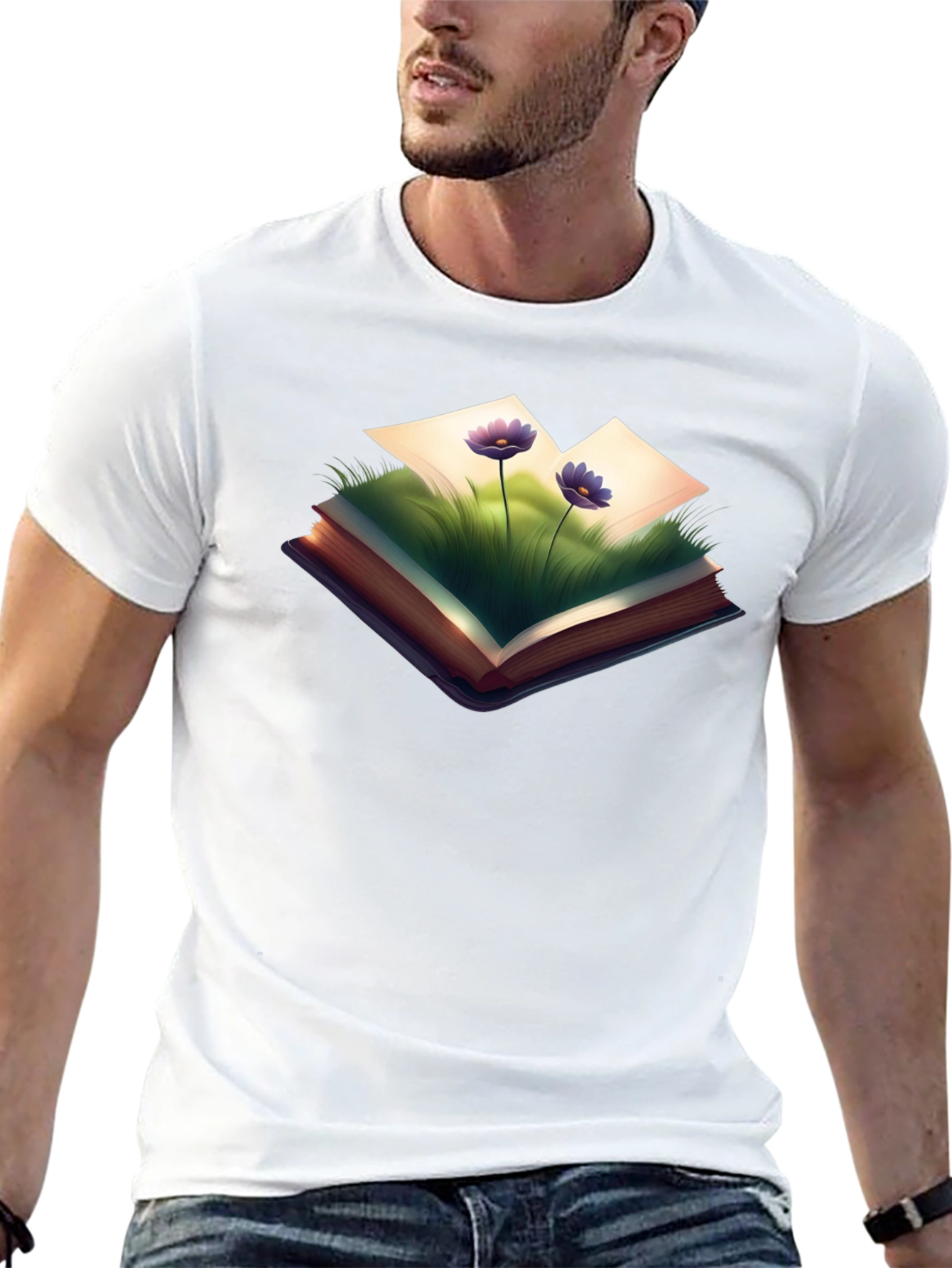 Nature Book T-Shirt: Open a World of Imagination
