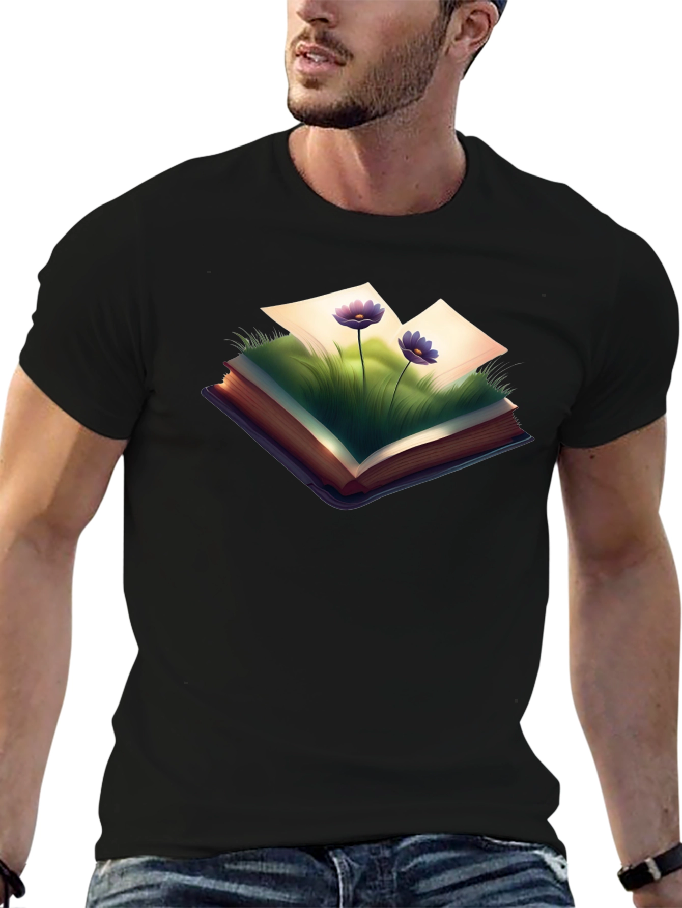 Nature Book T-Shirt: Open a World of Imagination