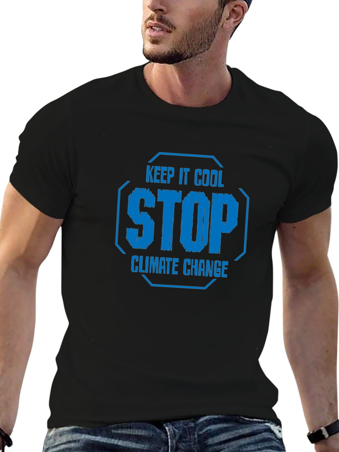 Cool Stop Climate Change Graphic Tee