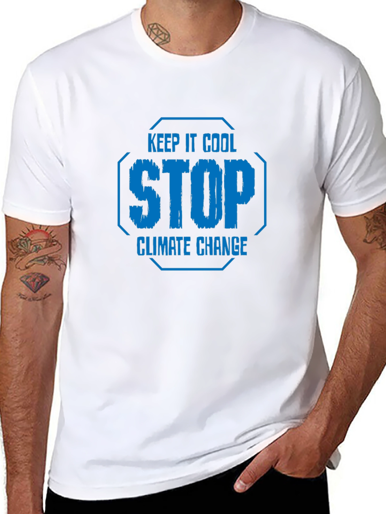 Cool Stop Climate Change Graphic Tee