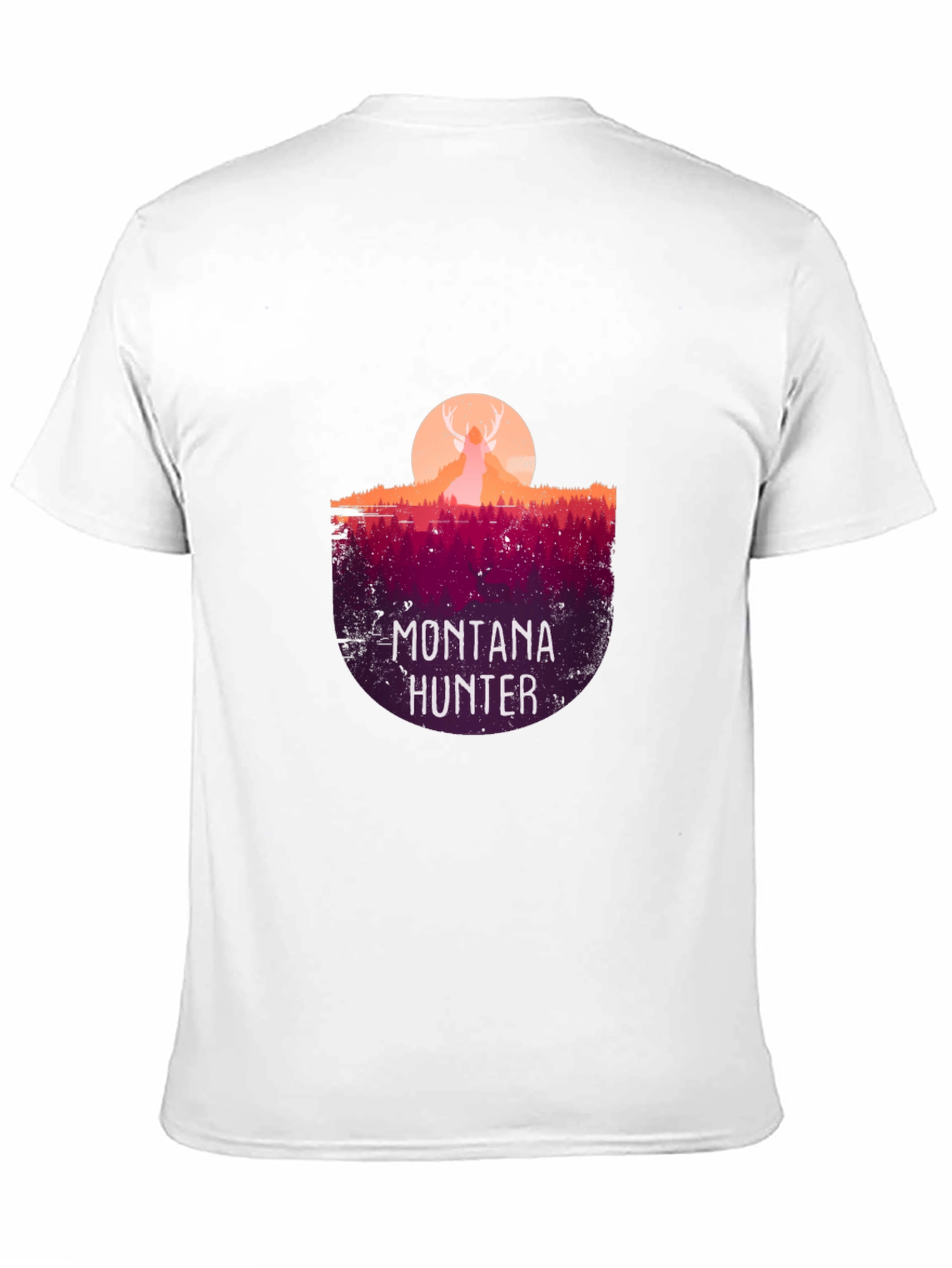 Montana Hunter Graphic Tee - Nature Inspired Design