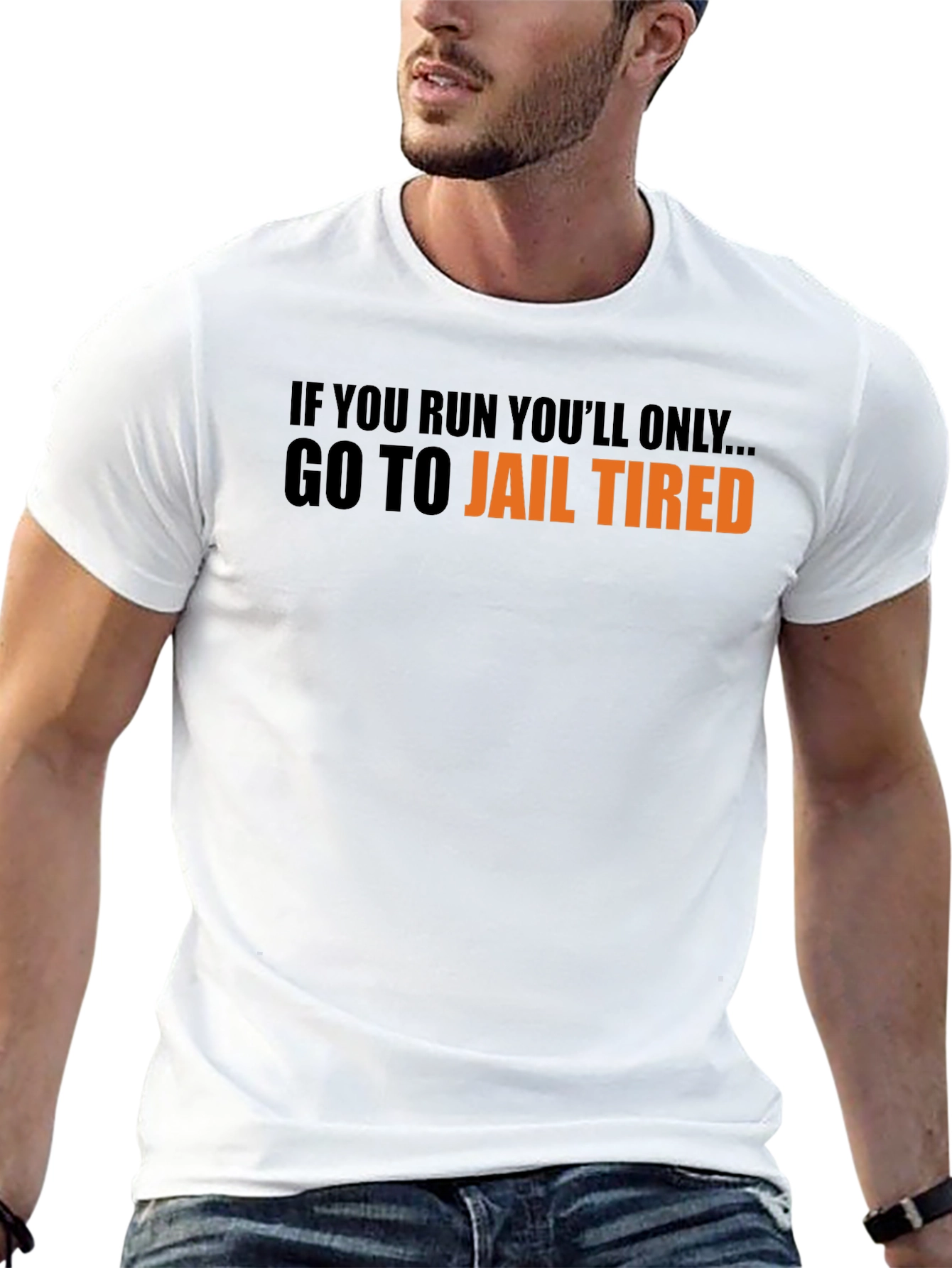 Go To Jail Tired Graphic Tee