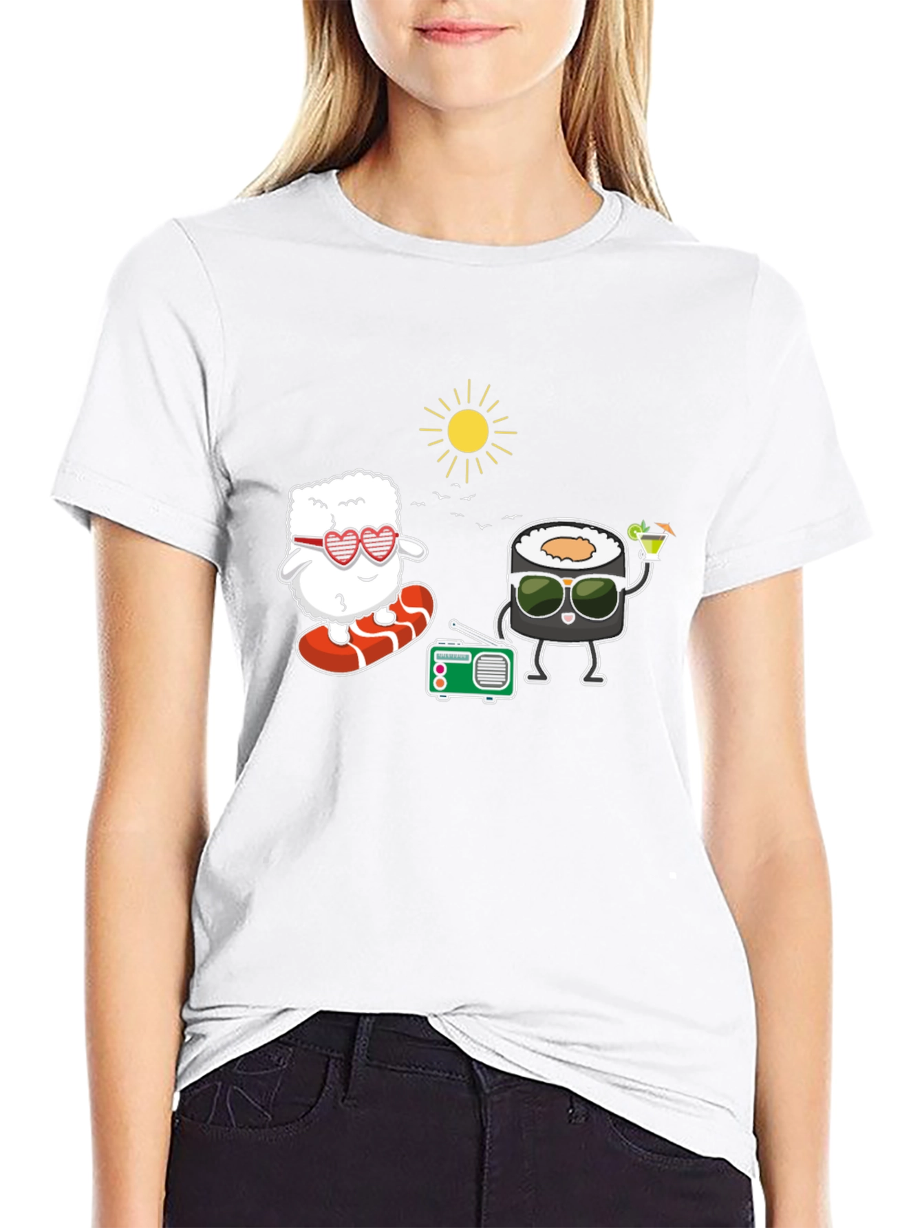 Sushi Fun T-Shirt - Beach Vibes