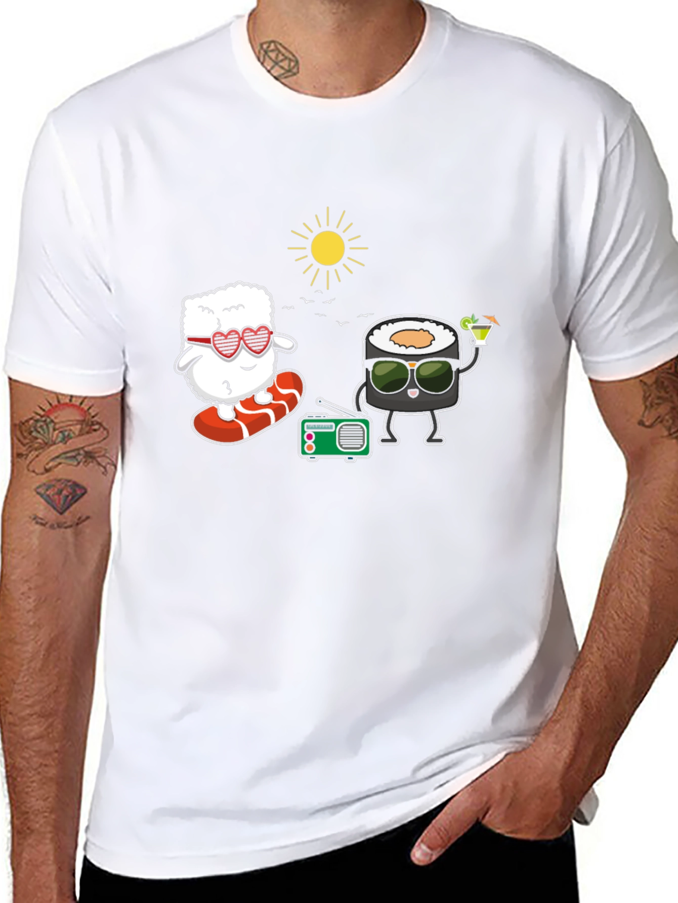 Sushi Fun T-Shirt - Beach Vibes