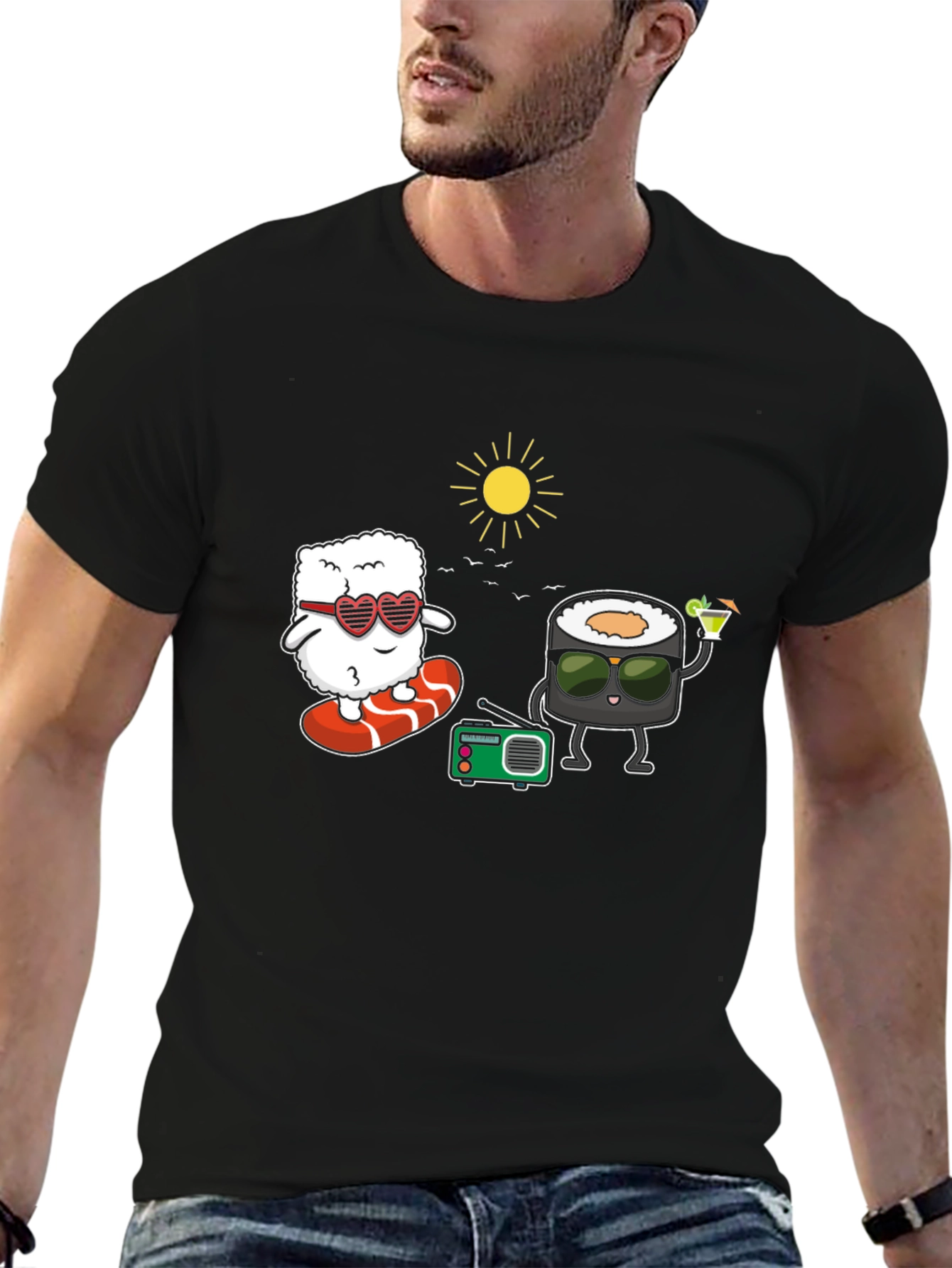 Sushi Fun T-Shirt - Beach Vibes