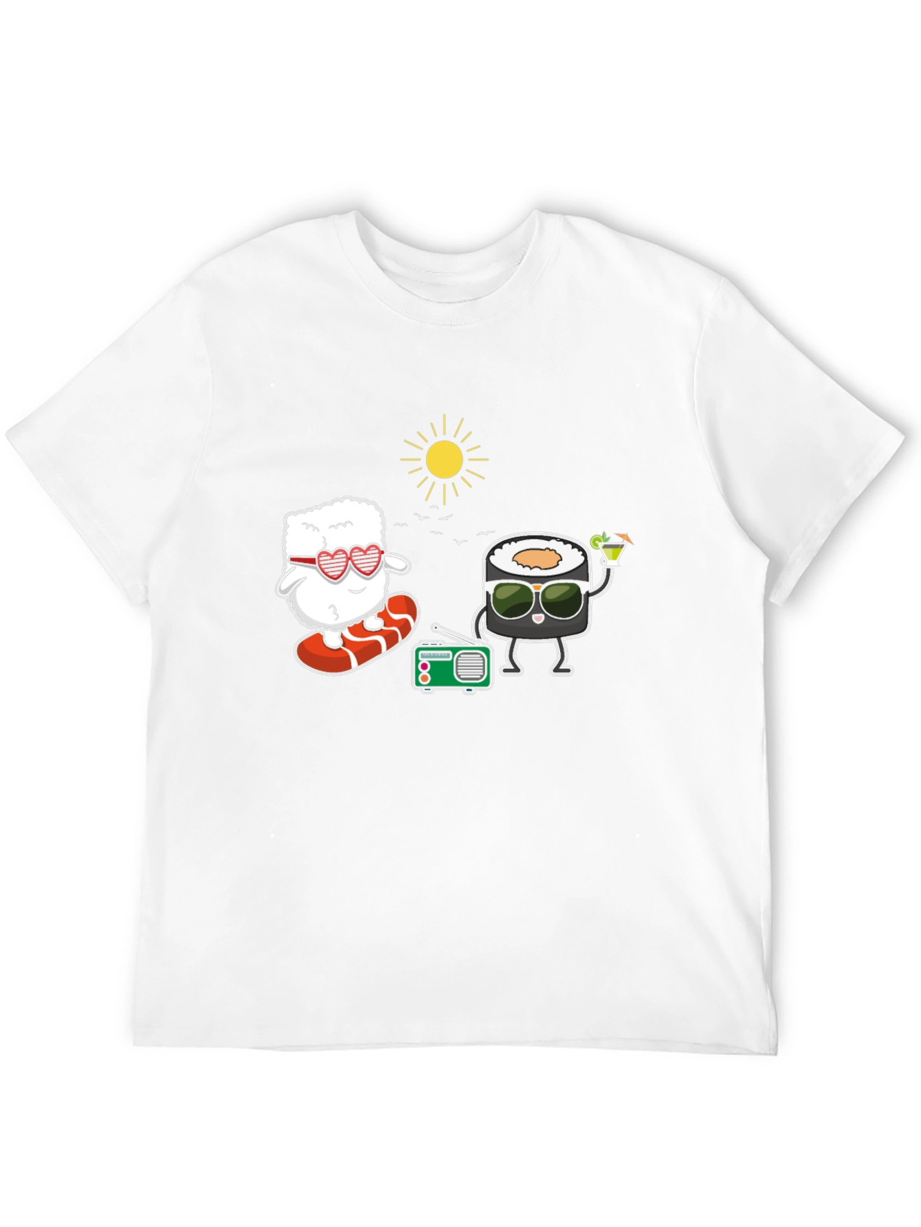 Sushi Fun T-Shirt - Beach Vibes